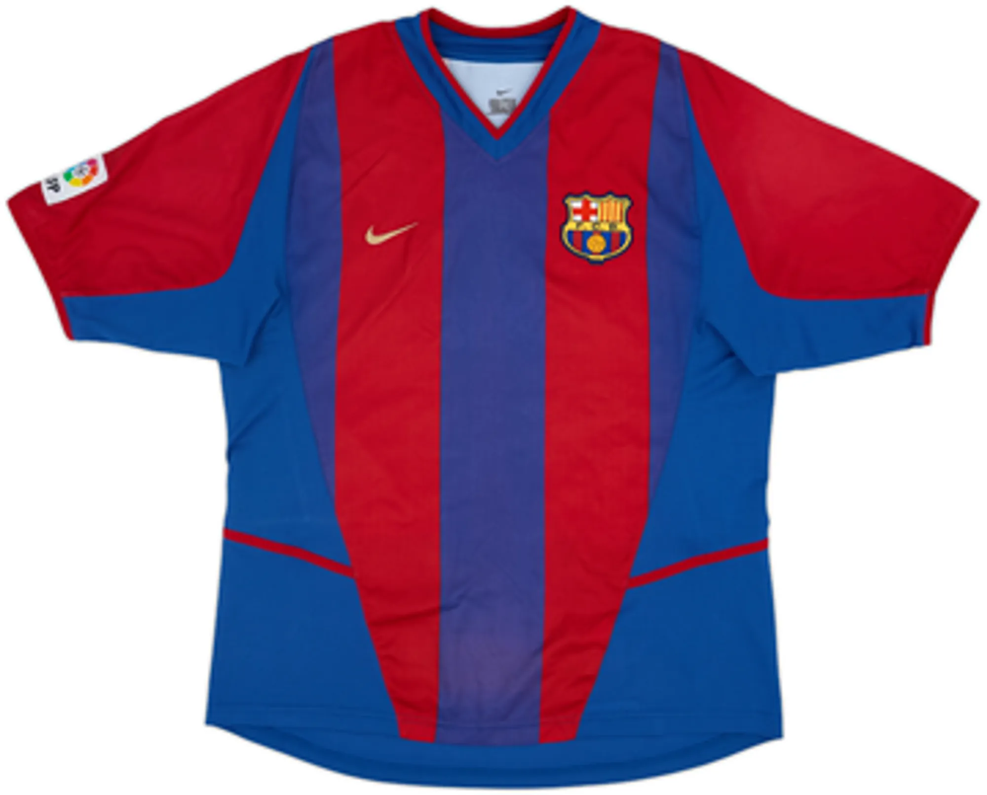 2002-03 Barcelona Home Shirt Riquelme #10 - 7/10 - (M)