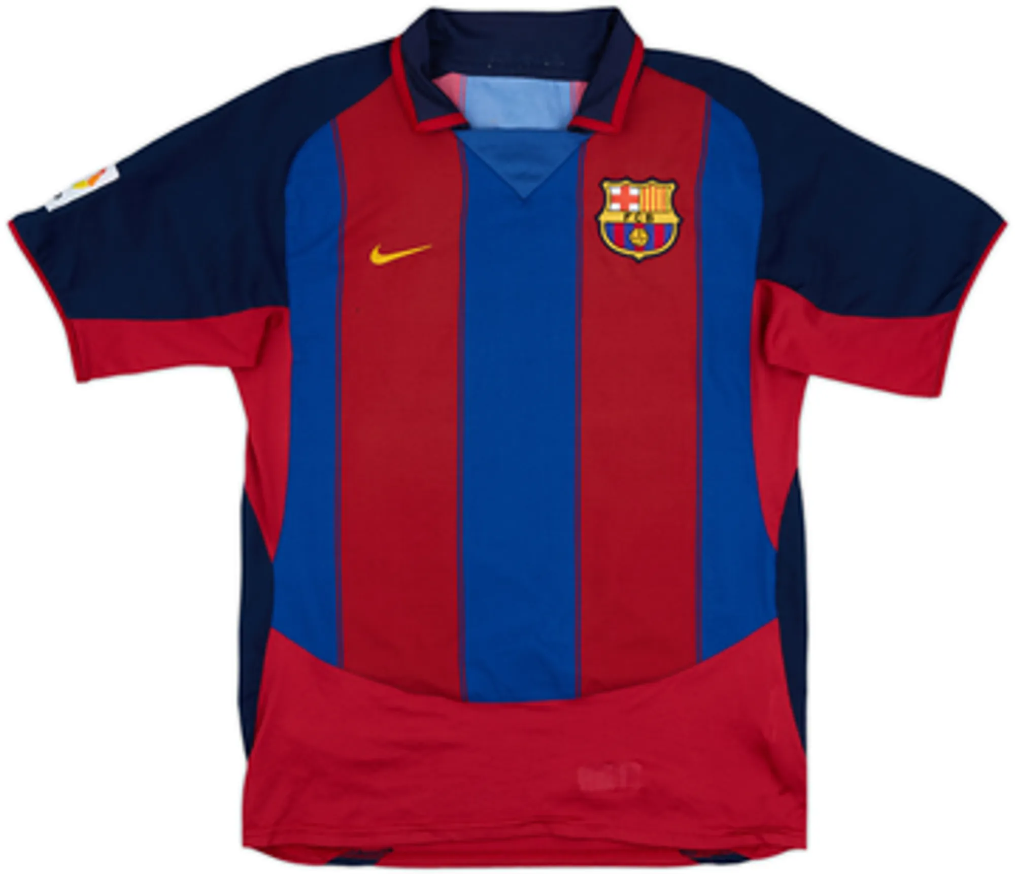 2003-04 Barcelona Home Shirt Ronaldinho #10 - 6/10 - (L)