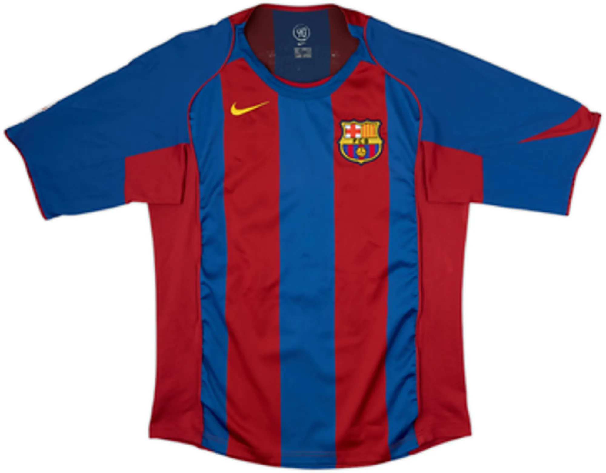 2004-05 Barcelona Home Shirt Ronaldinho #10 - 9/10 - (S)
