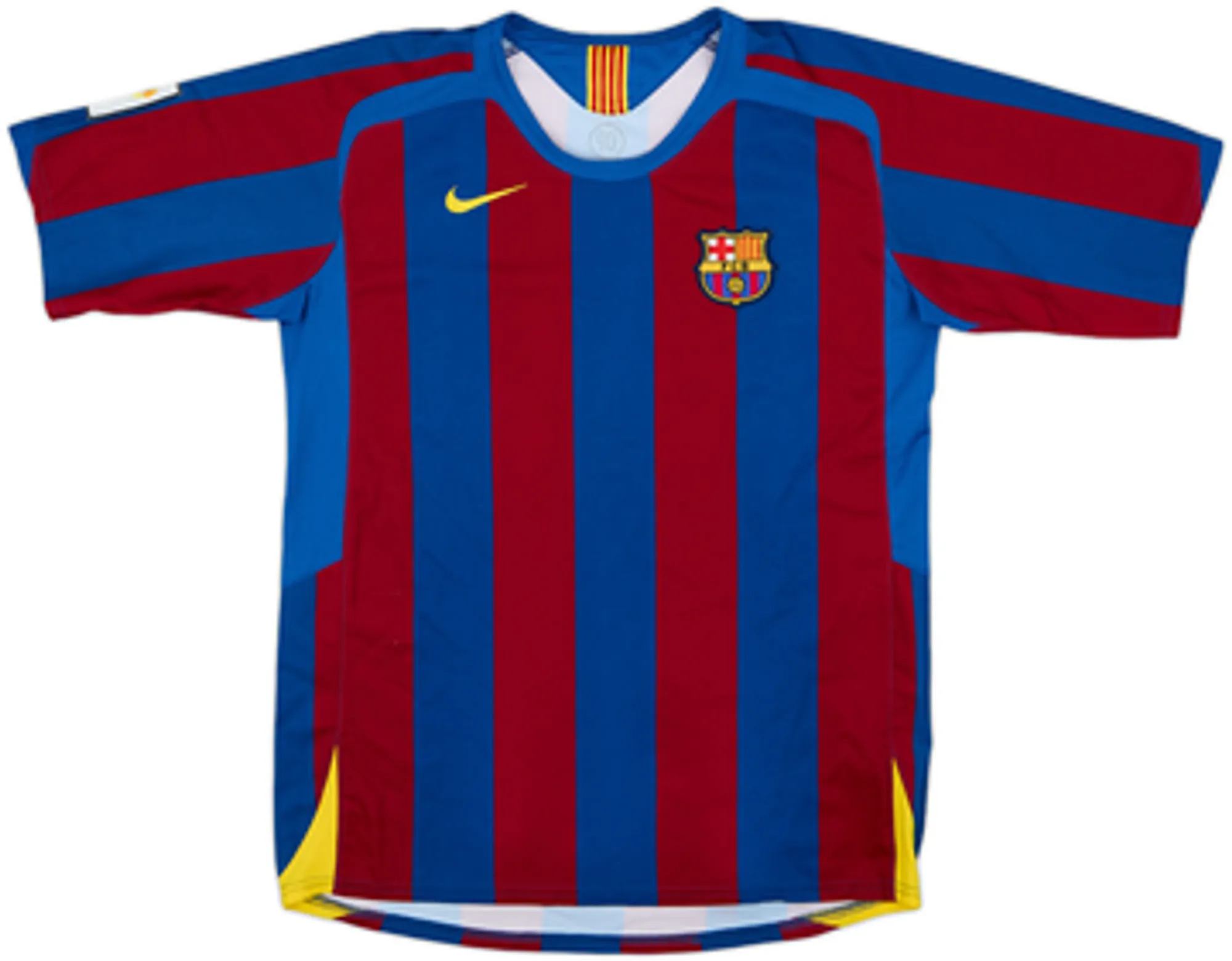 2005-06 Barcelona Home Shirt Ronaldinho #10 - 6/10 - (M)