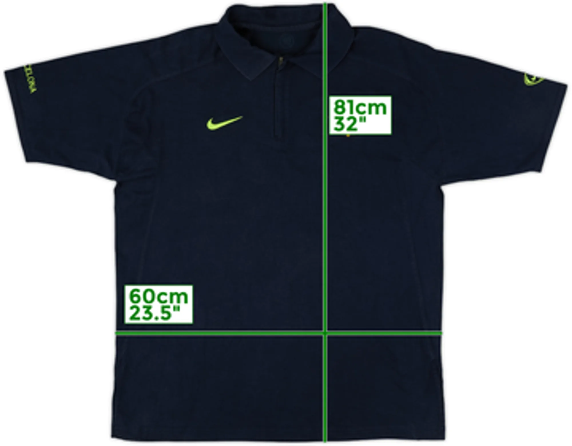 2005-06 Barcelona Nike 1/4 Zip Polo Shirt - 7/10 - (XL)