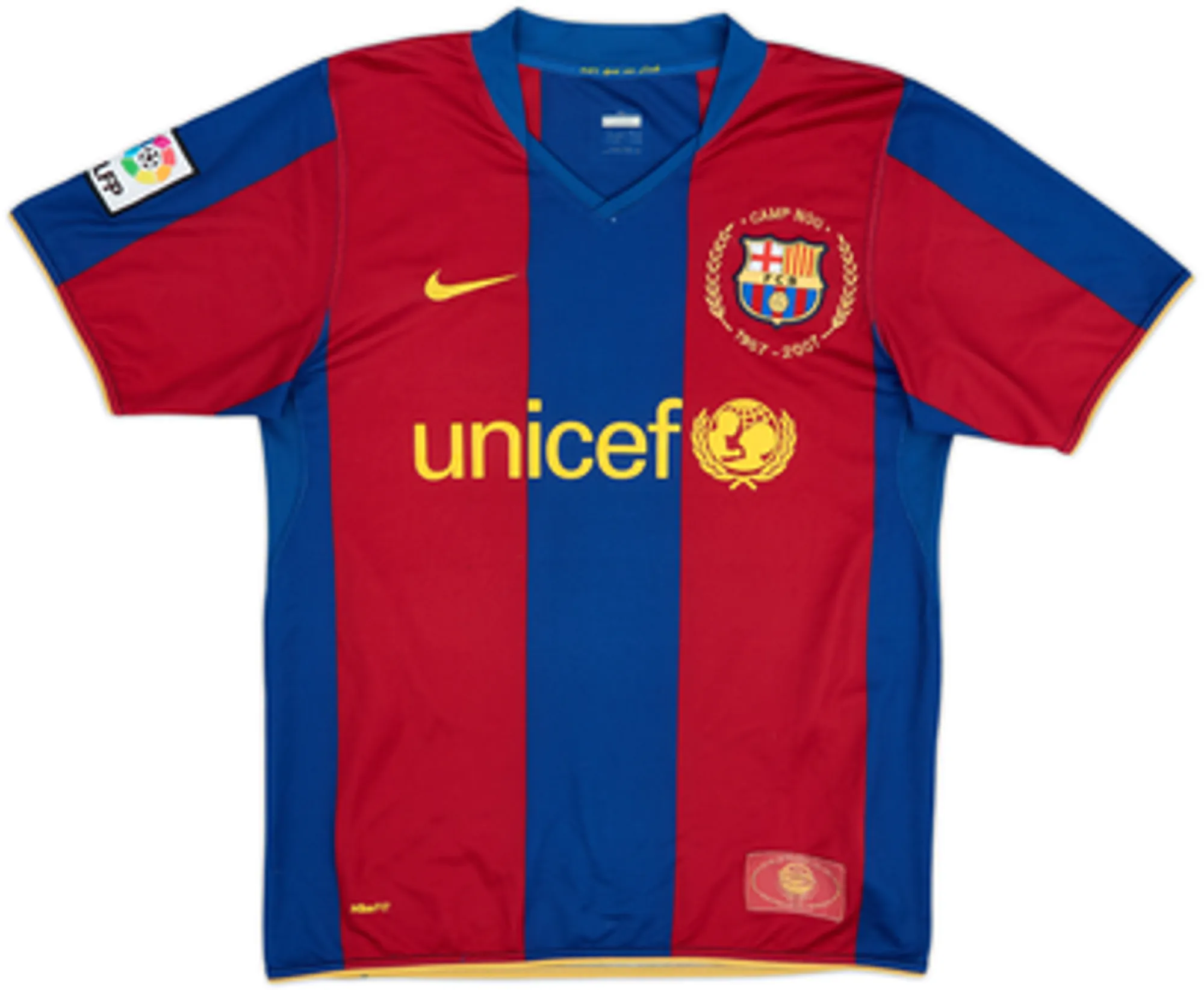 2007-08 Barcelona Home Shirt Ronaldinho #10 - 7/10 - (S)