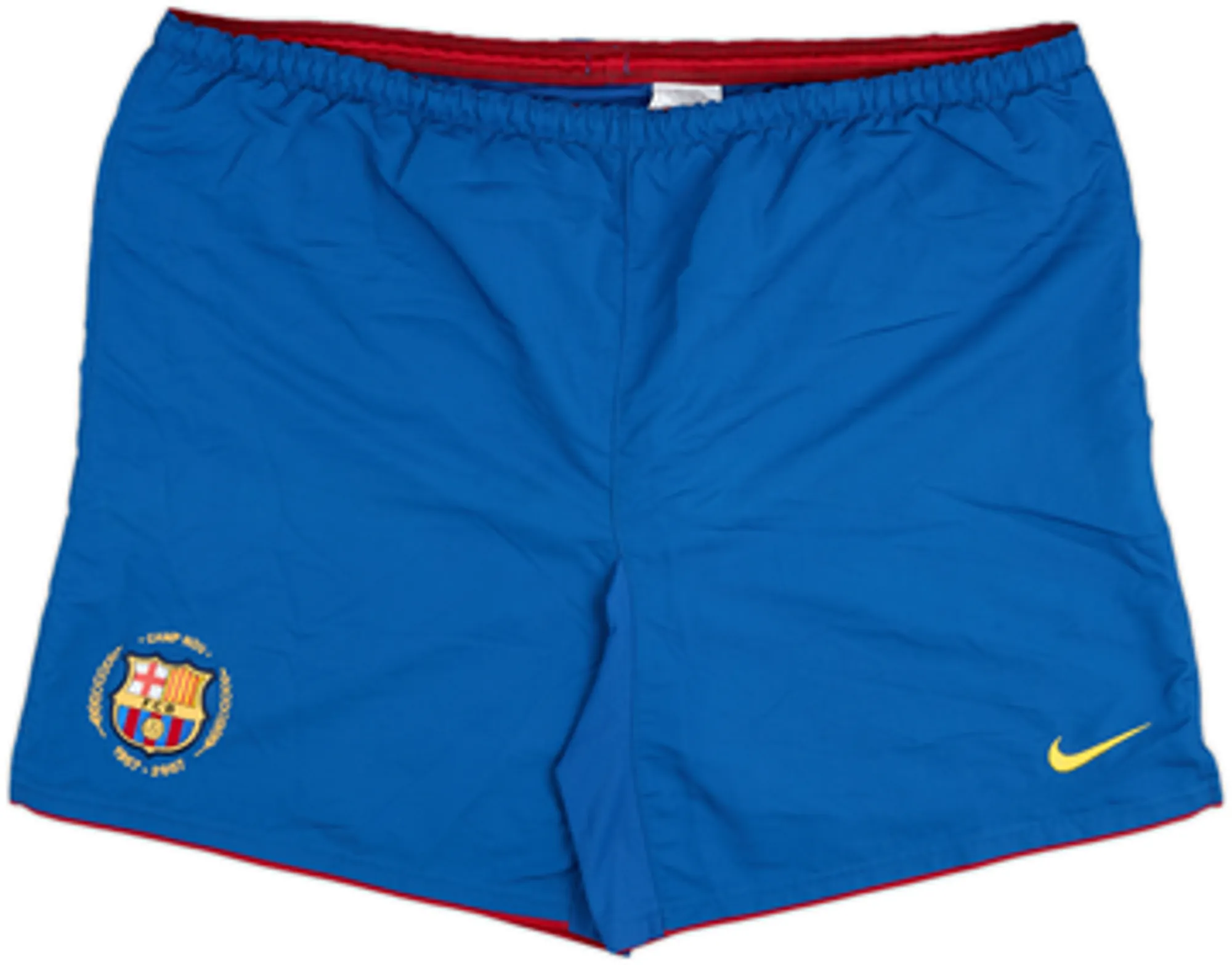 2007-08 Barcelona Home Shorts - 5/10 - (L)