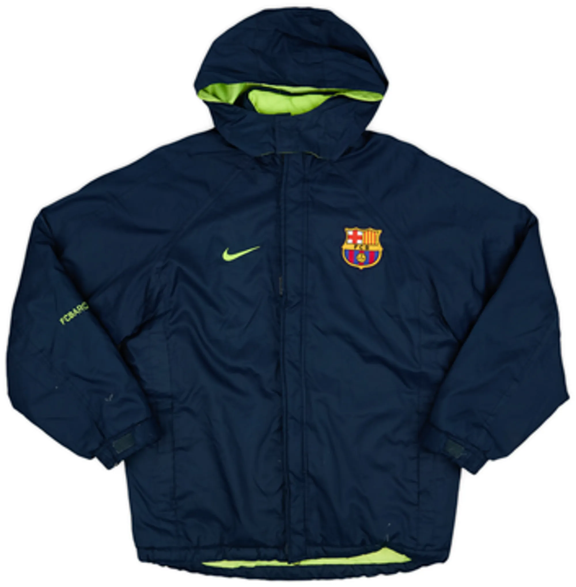 2007-08 Barcelona Nike Padded Bench Coat - 6/10 - (S)