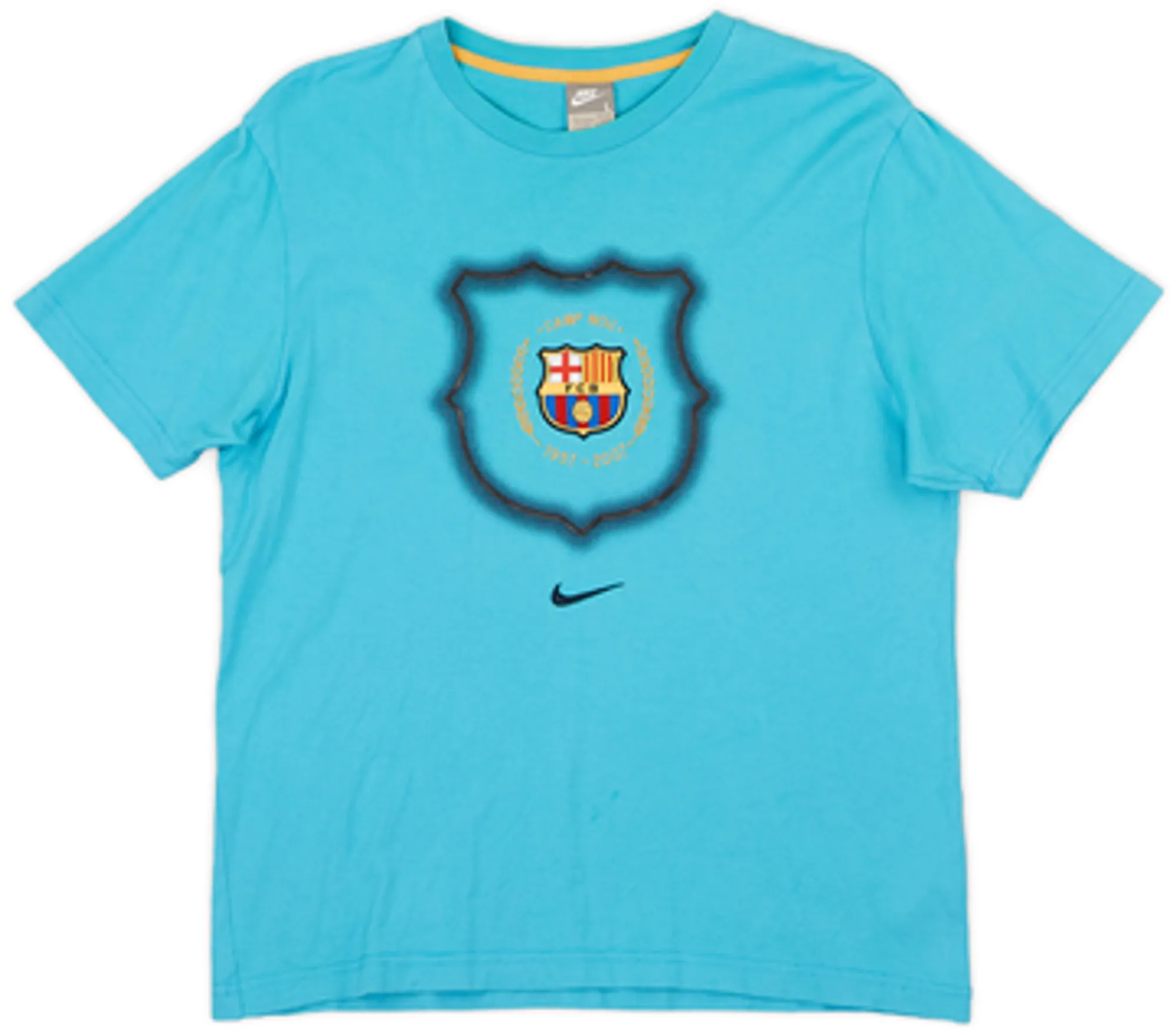 2007-08 Barcelona Nike T-Shirt - 9/10 - (L)