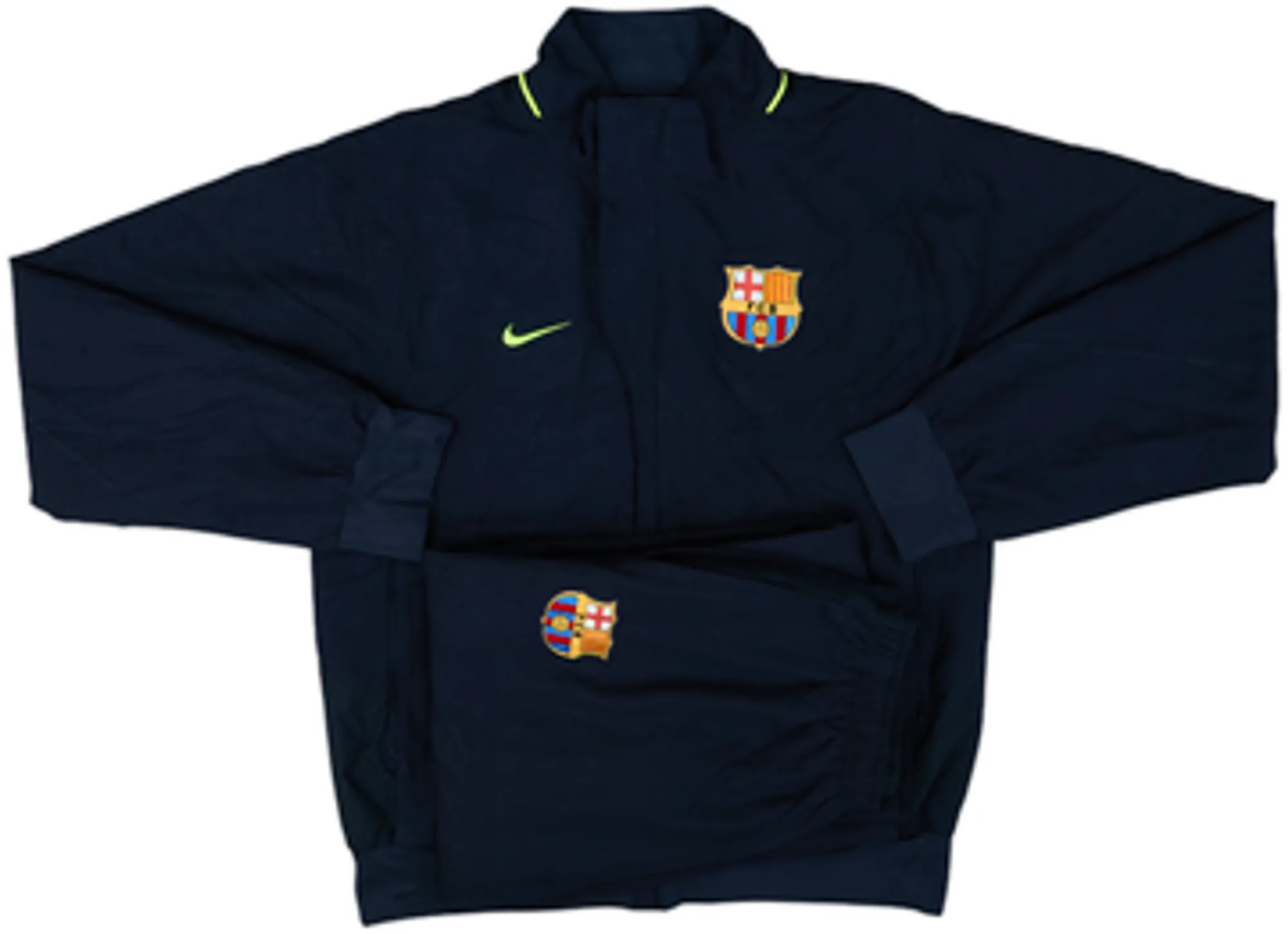2007-08 Barcelona Nike Tracksuit - 9/10 - (S)