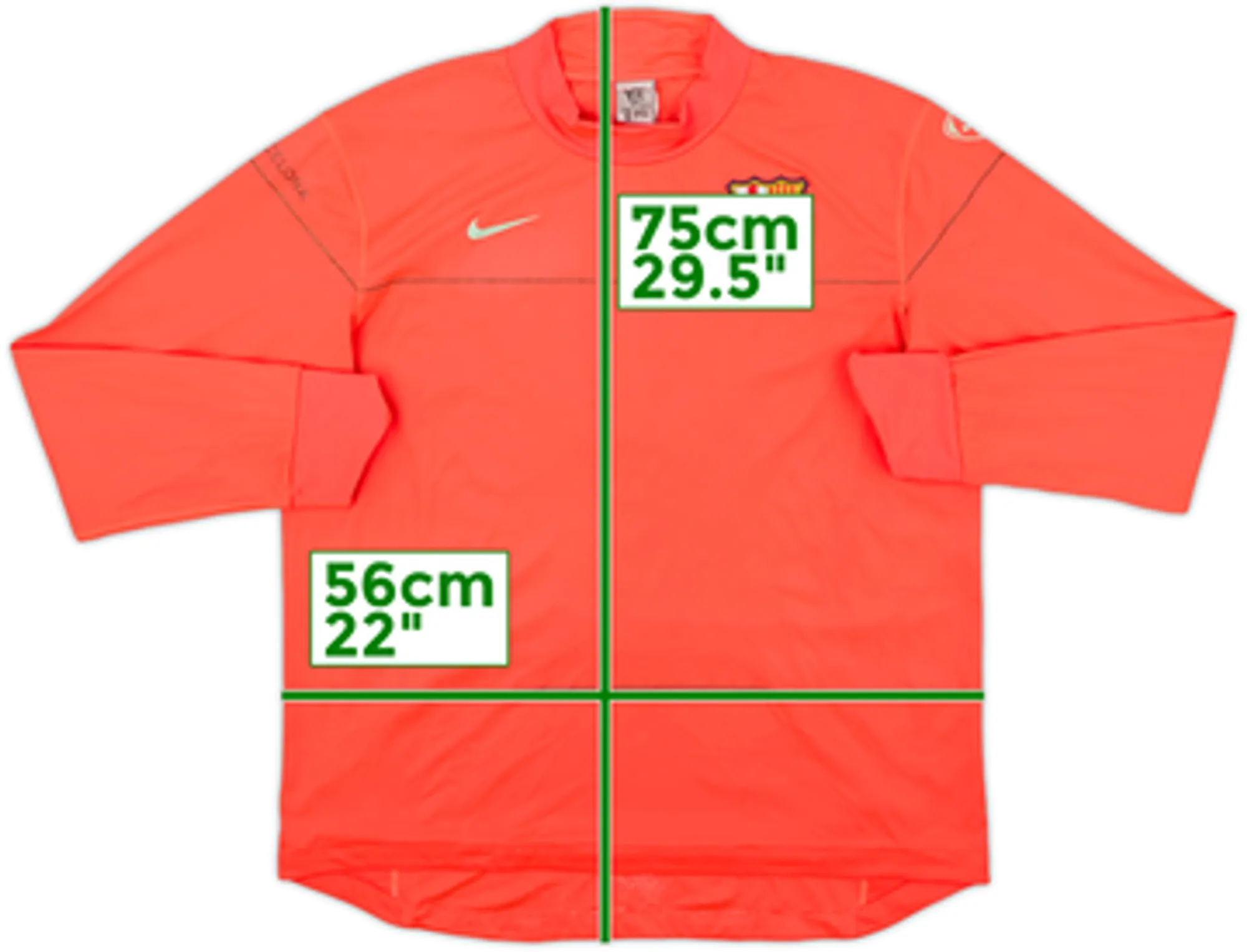 2008-09 Barcelona Nike Drill Top - 7/10 - (L)