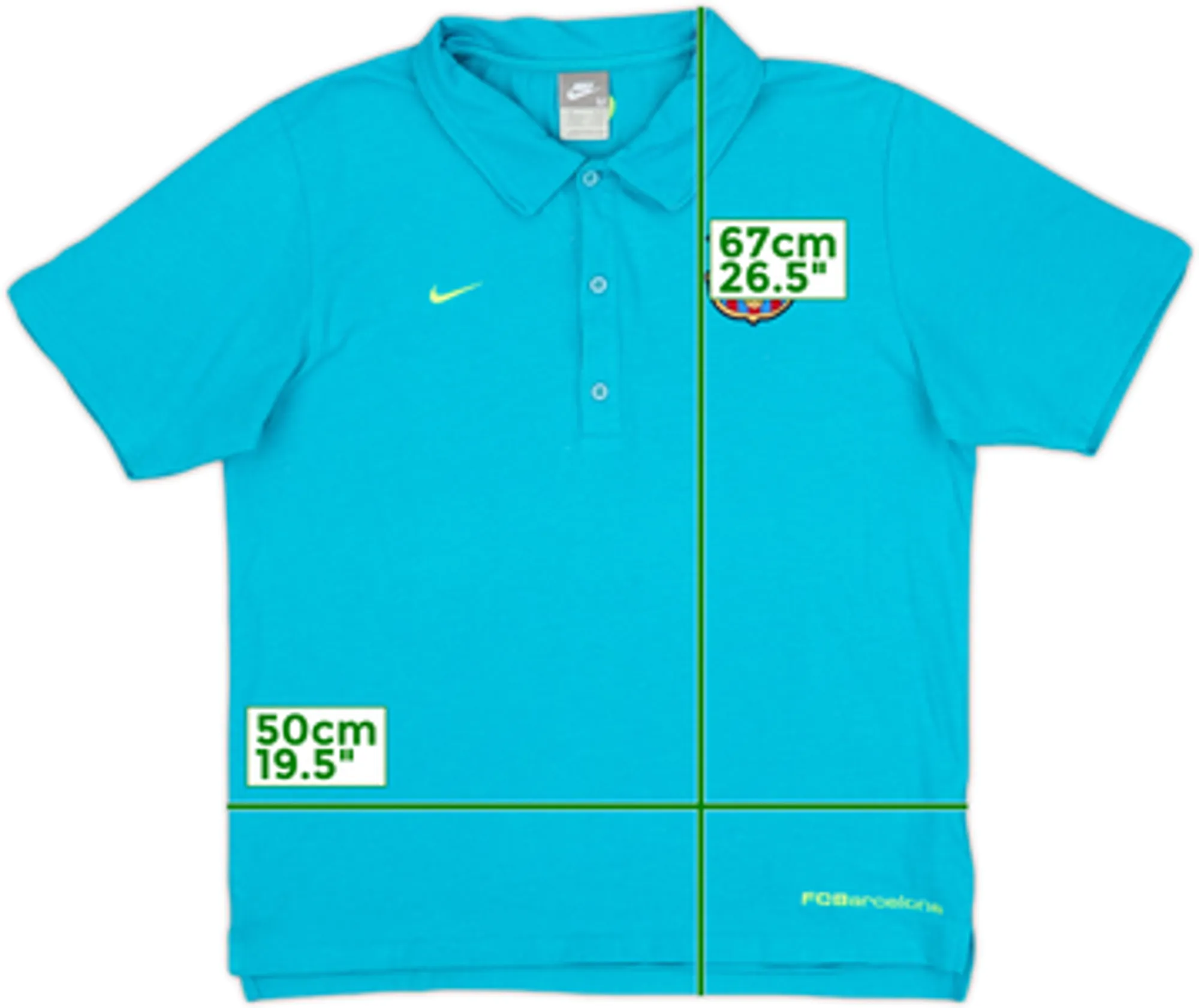 2008-09 Barcelona Nike Polo Shirt - 8/10 - (M)