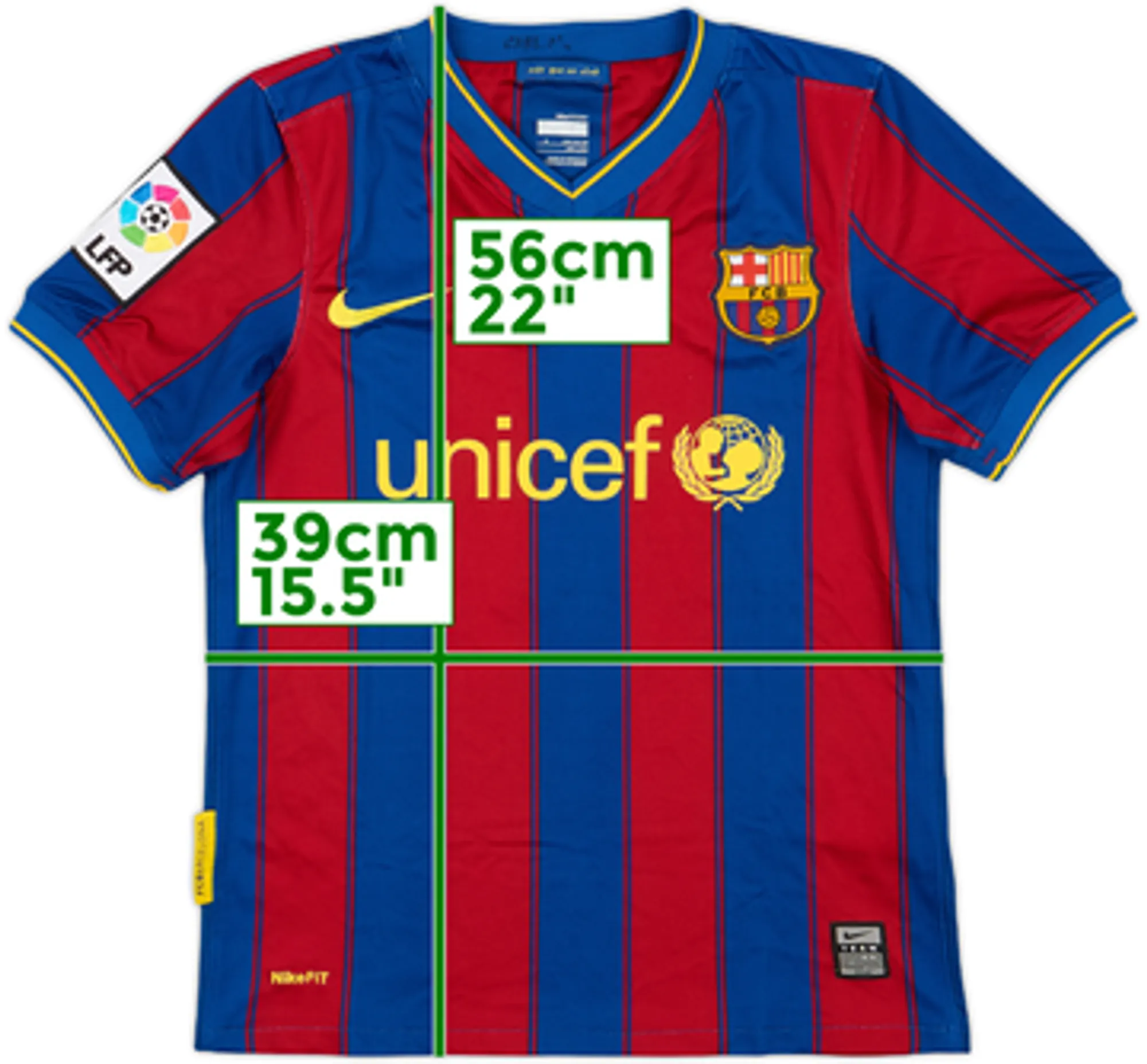 2009-10 Barcelona Home Shirt - 8/10 - (L.Boys)