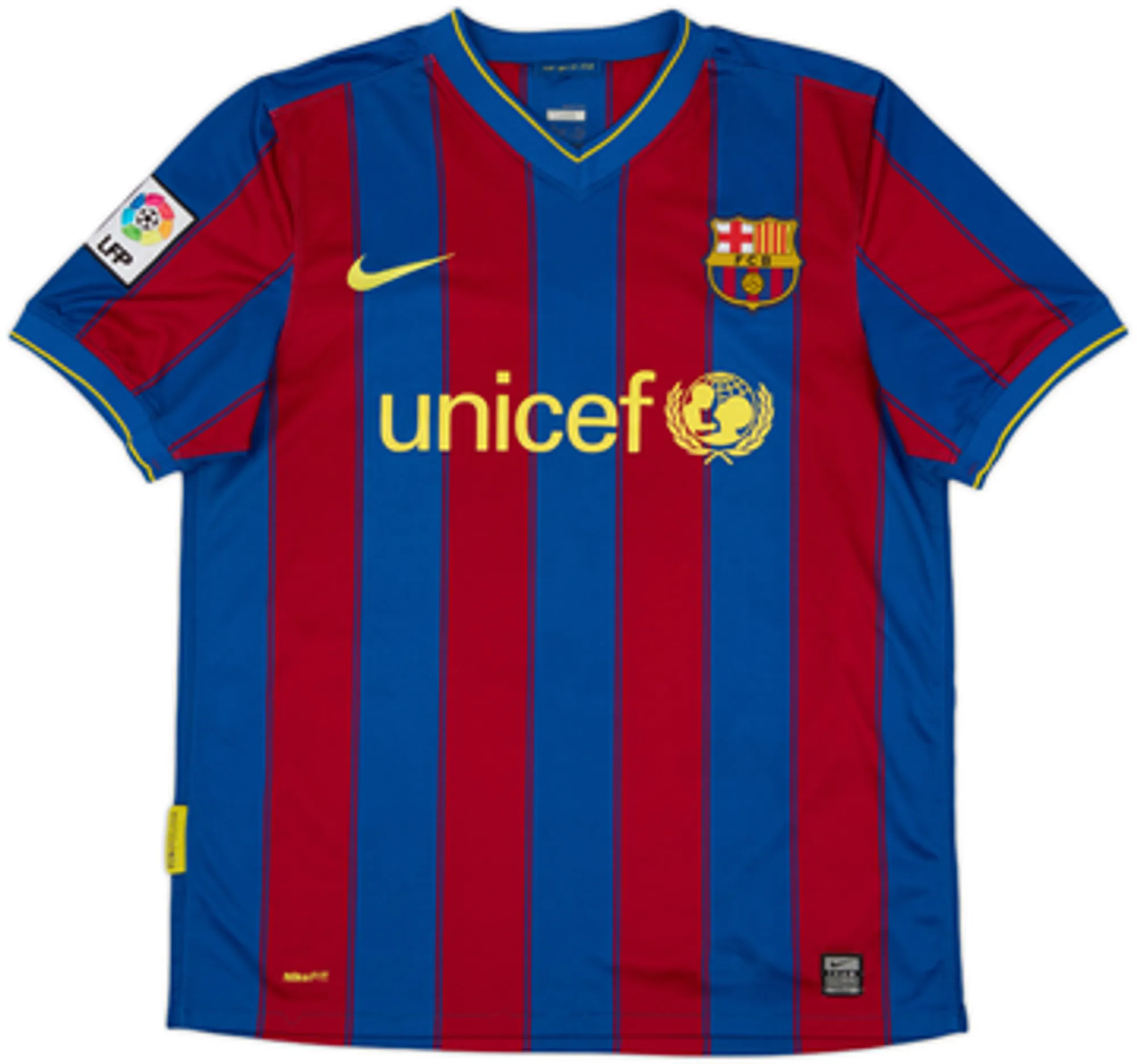 2009-10 Barcelona Home Shirt Ibrahimovic #9 - 8/10 - (S)