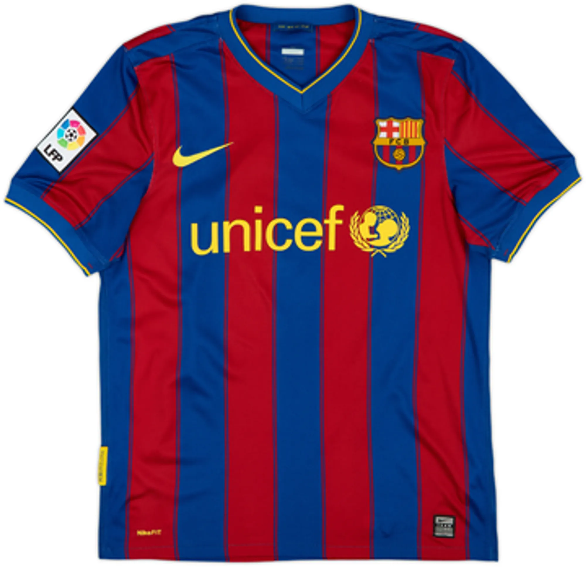 2009-10 Barcelona Home Shirt A.Iniesta #8 - 6/10 - (S)
