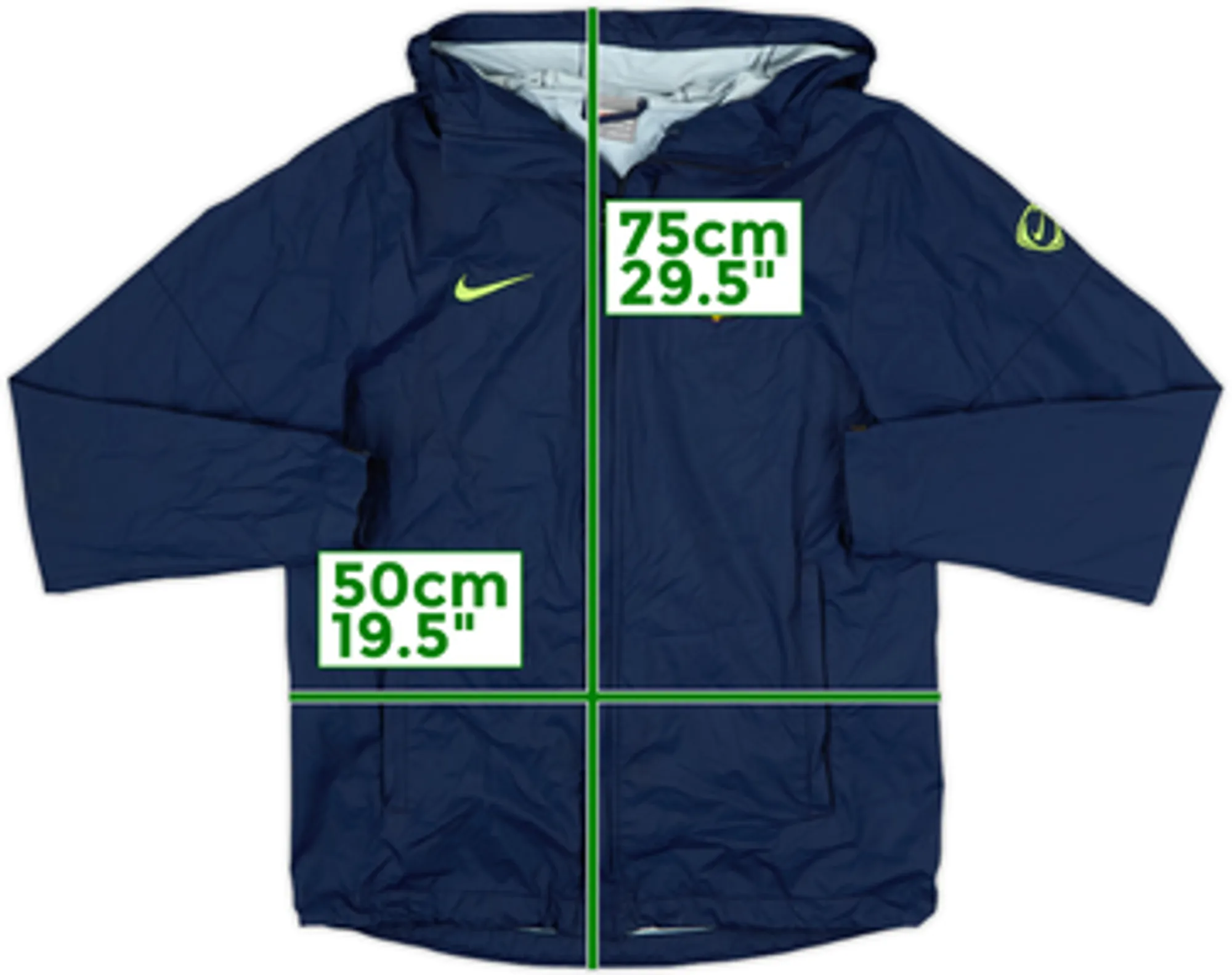 2009-10 Barcelona Nike Hooded Rain Jacket - 8/10 - (XS)