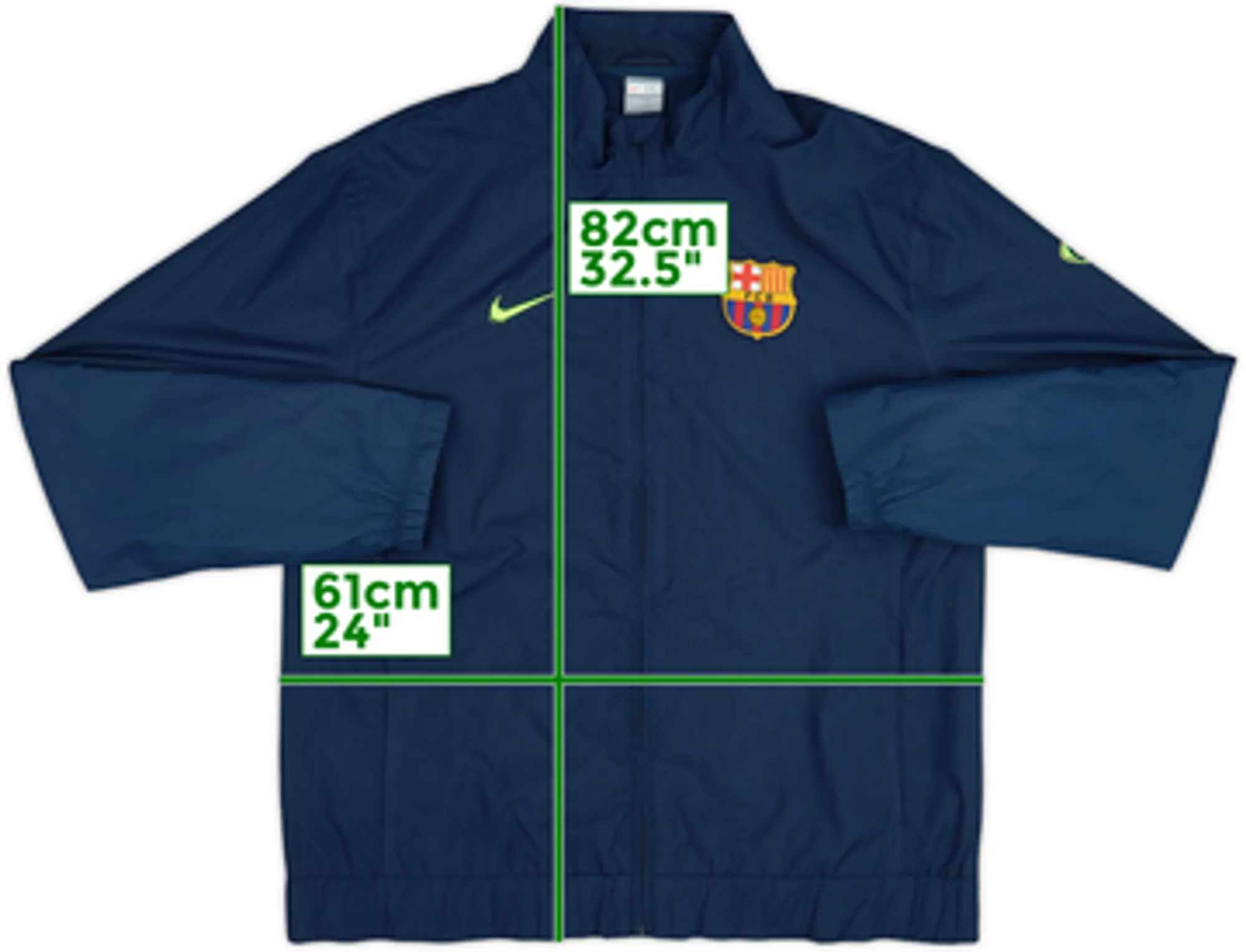 2009-10 Barcelona Nike Track Jacket - 7/10 - (S)