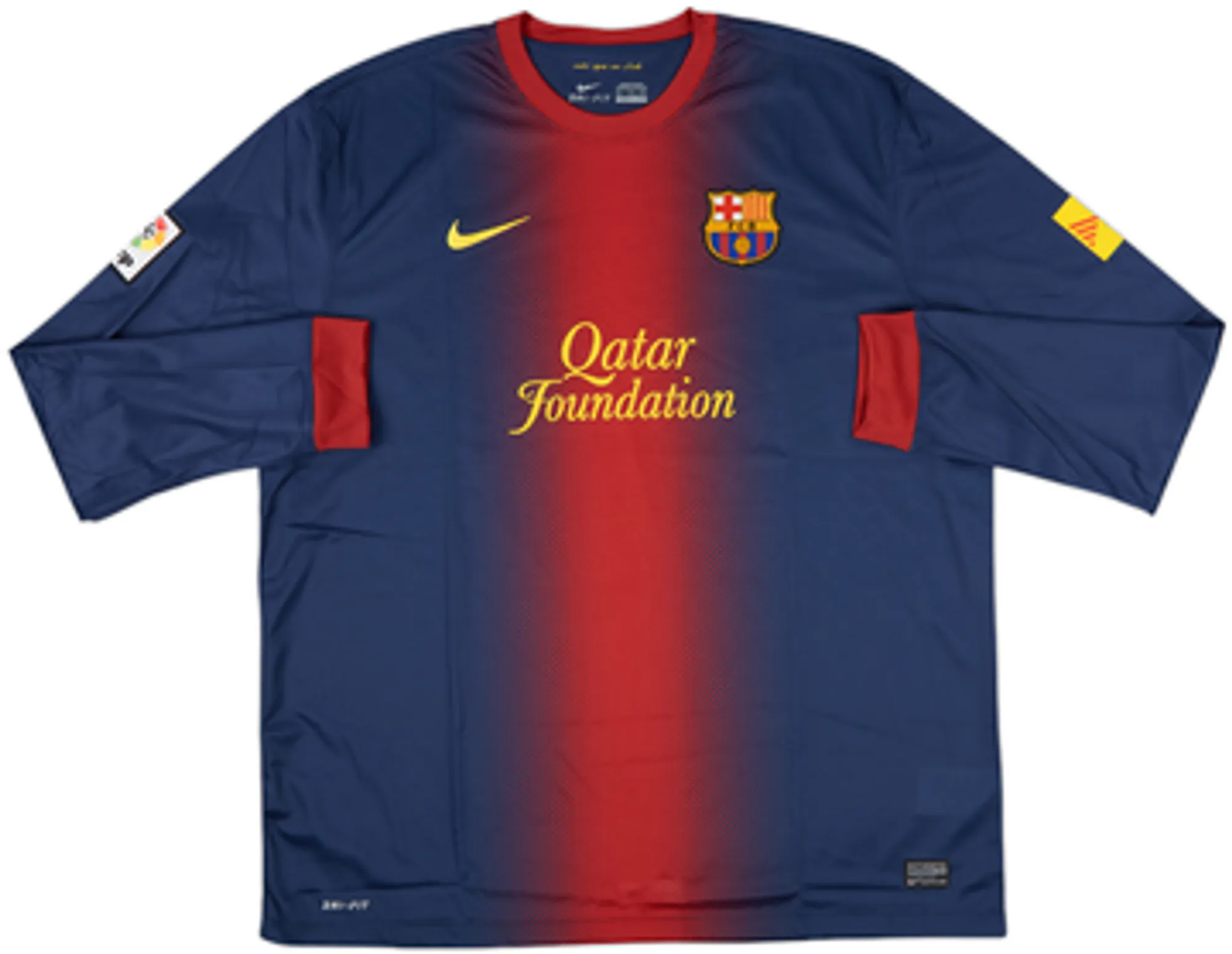 2012-13 Barcelona Home L/S Shirt Messi #10 (XXL)