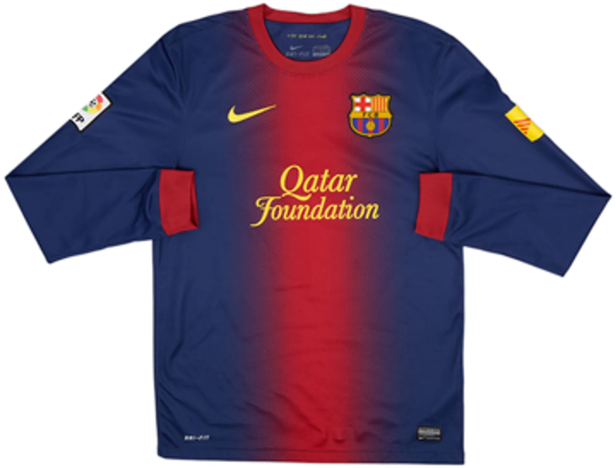 2012-13 Barcelona Home L/S Shirt Messi #10 - 8/10 - (S)