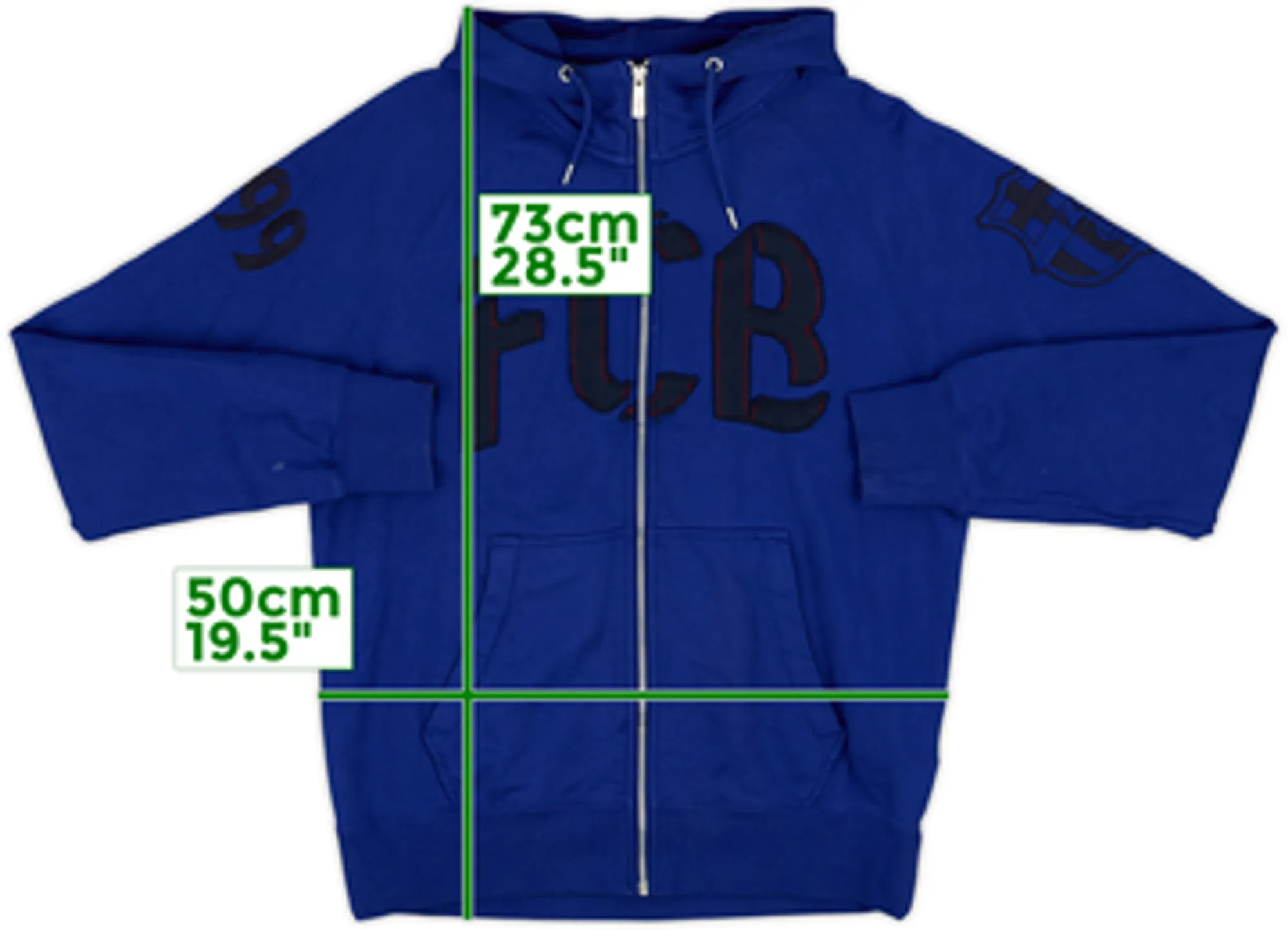 2012-13 Barcelona Nike Hooded Track Jacket - 7/10 - (M)