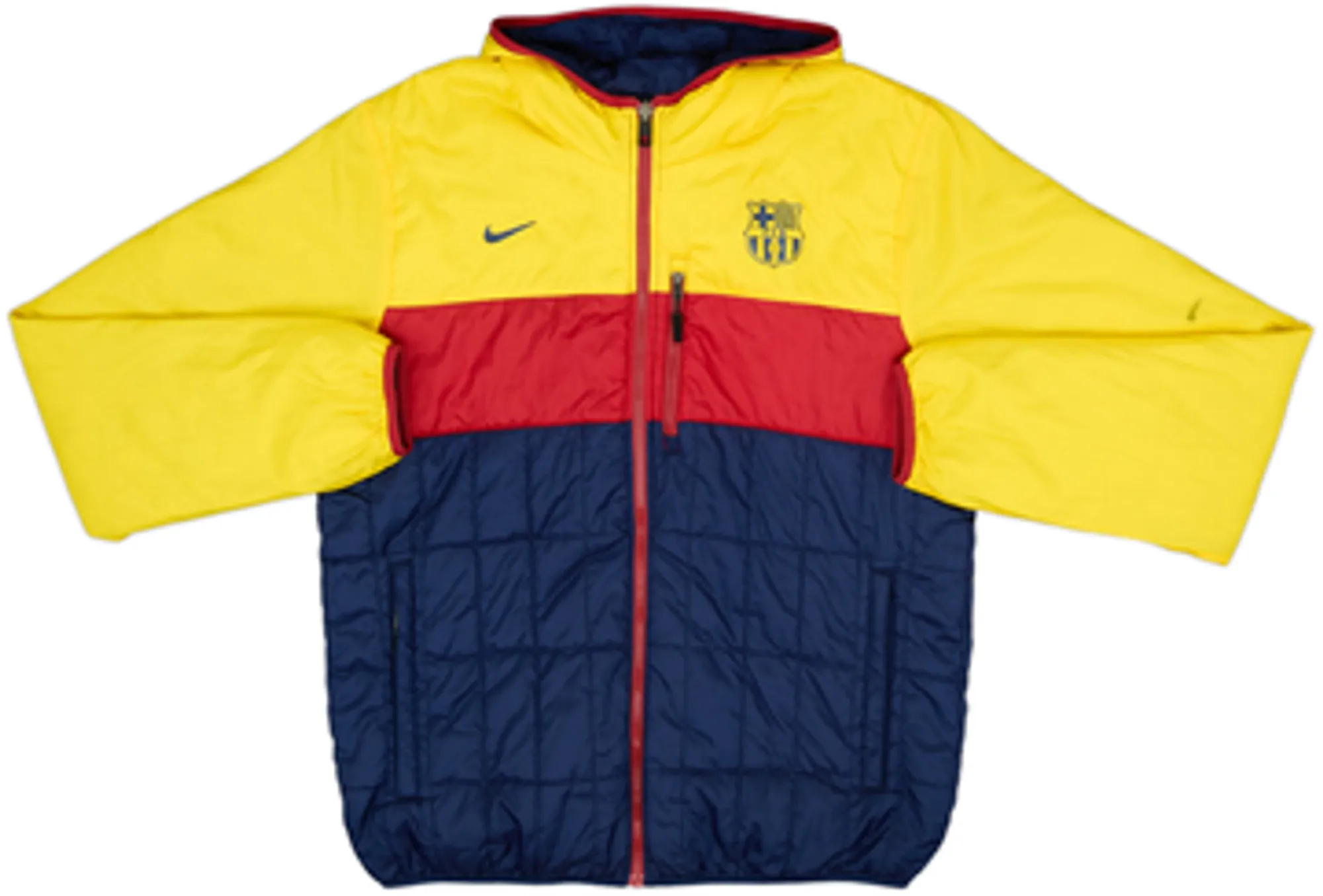 2012-13 Barcelona Nike Reversible Padded Bench Coat - 8/10 - (XL)