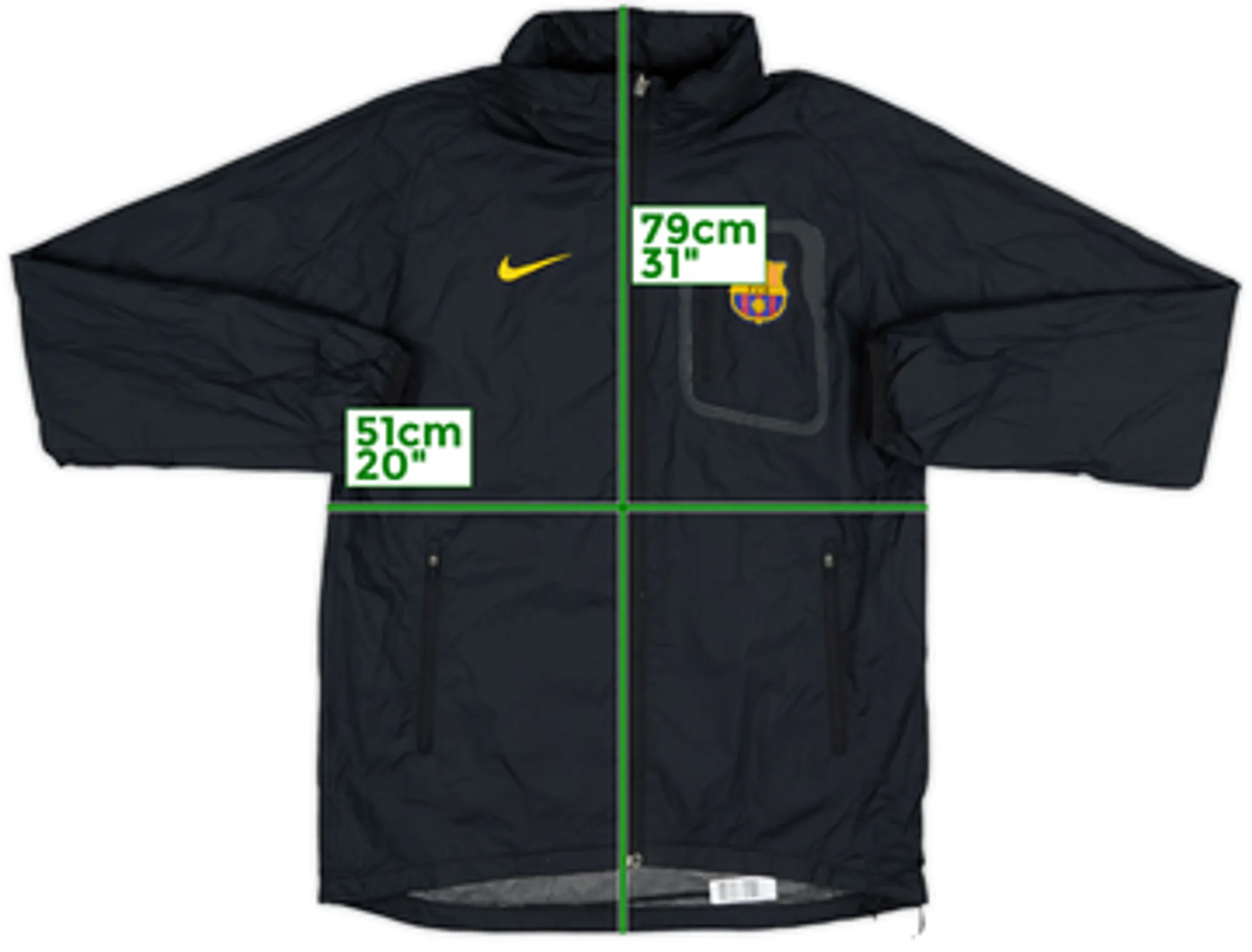 2012-13 Barcelona Nike Rain Coat - 7/10 - (S)
