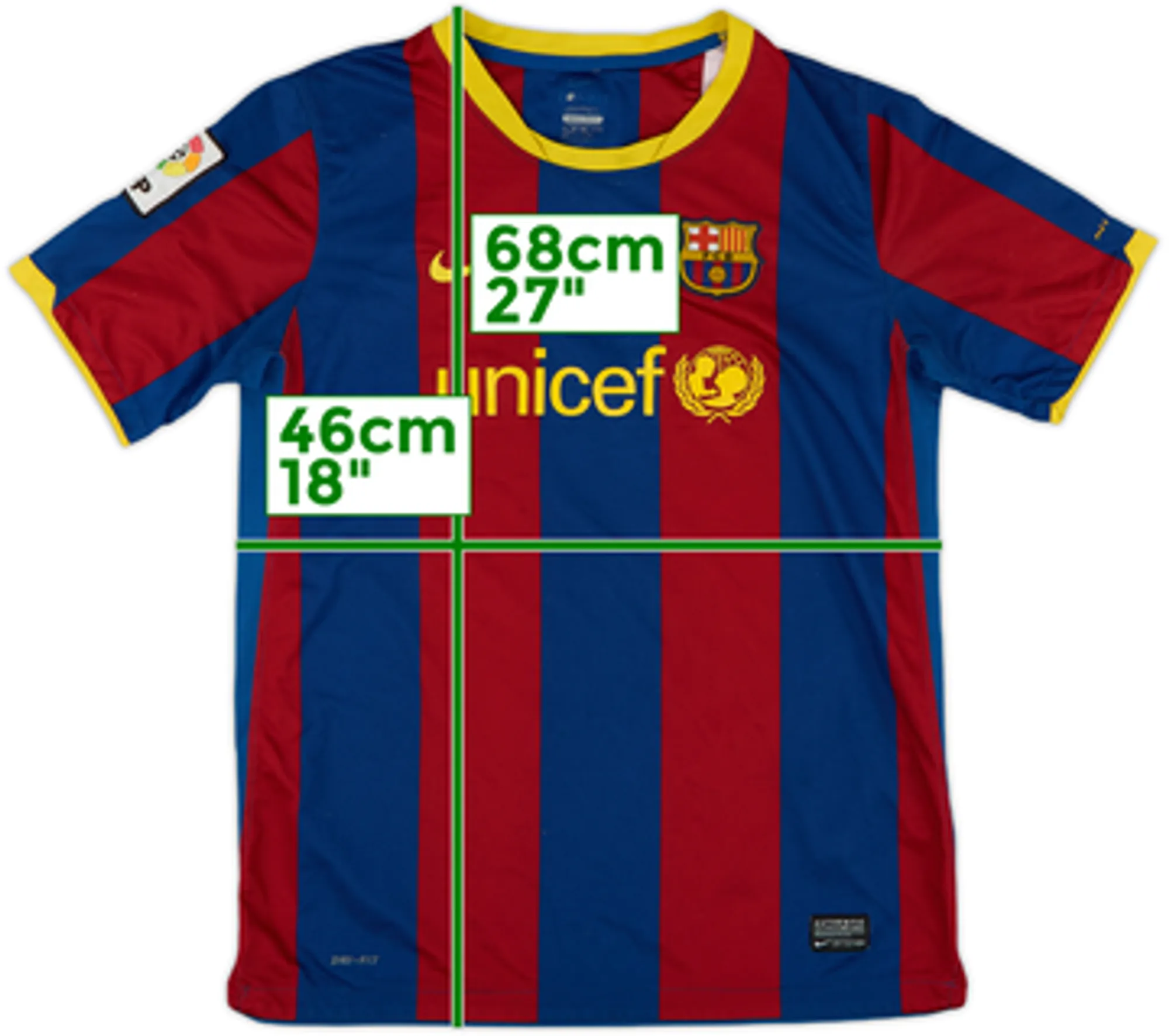 2013-14 Barcelona Home Shirt - 7/10 - (L.Boys)