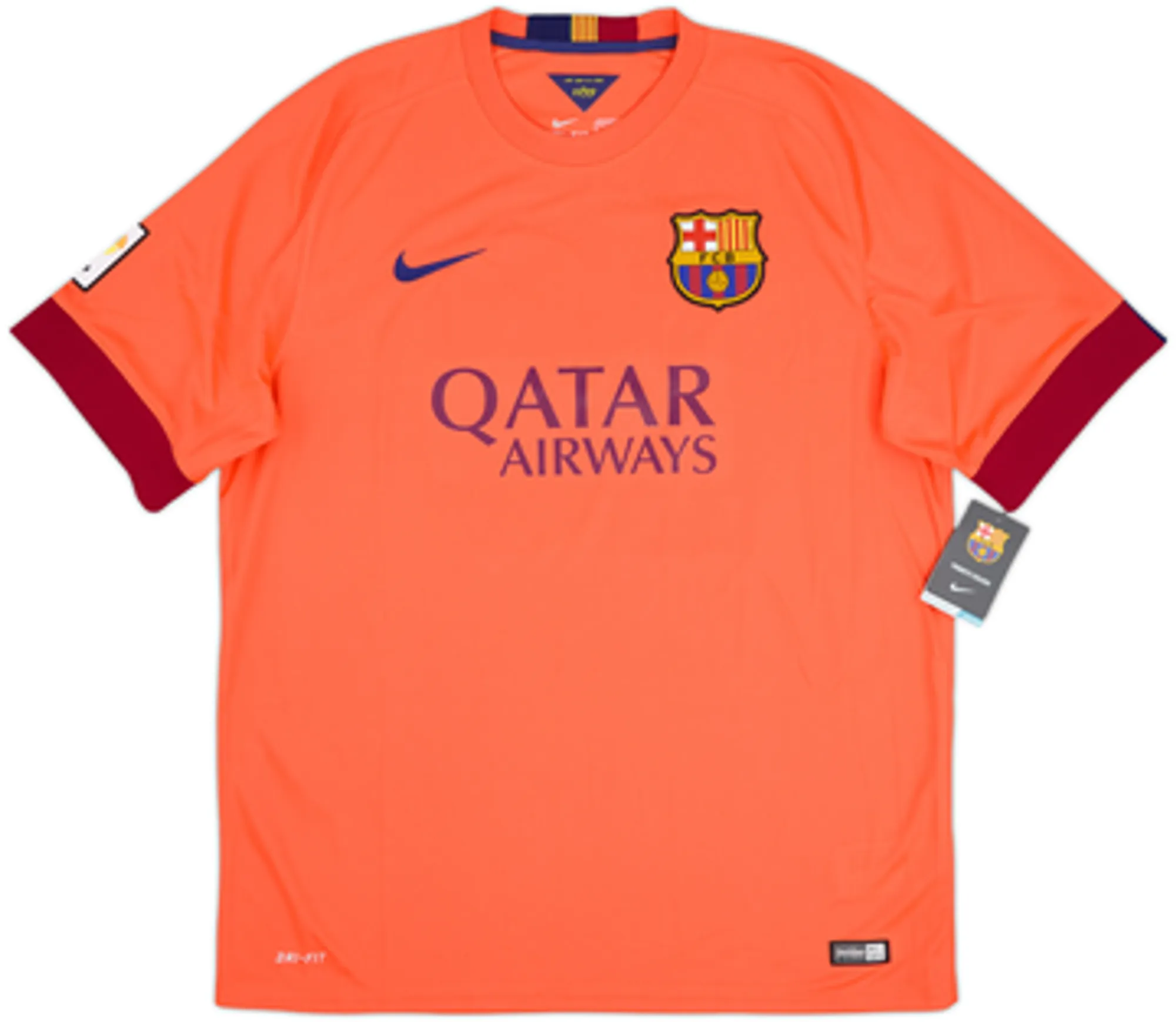 2014-15 Barcelona Away Shirt Messi #10 (L)