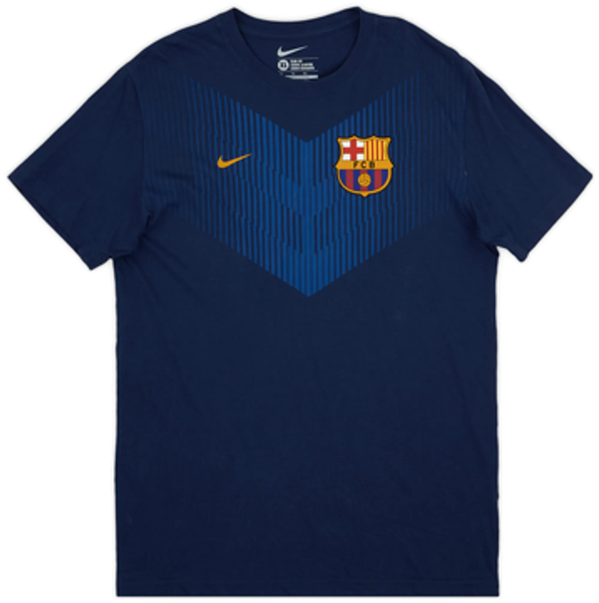 2014-15 Barcelona Nike Cotton Tee - 9/10 - (XL)