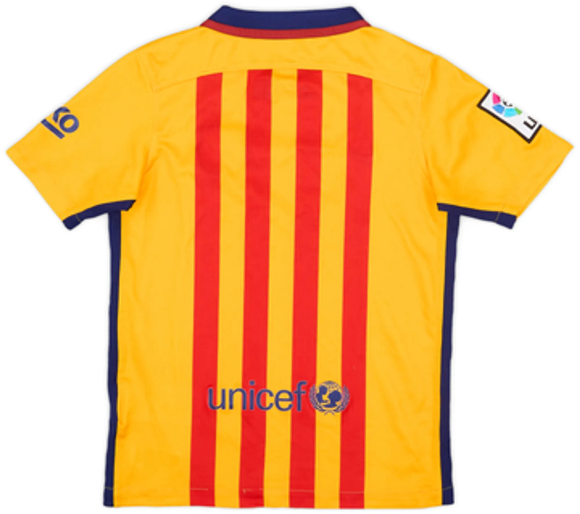 2015-16 Barcelona Away Shirt - 6/10 - (L.Boys)