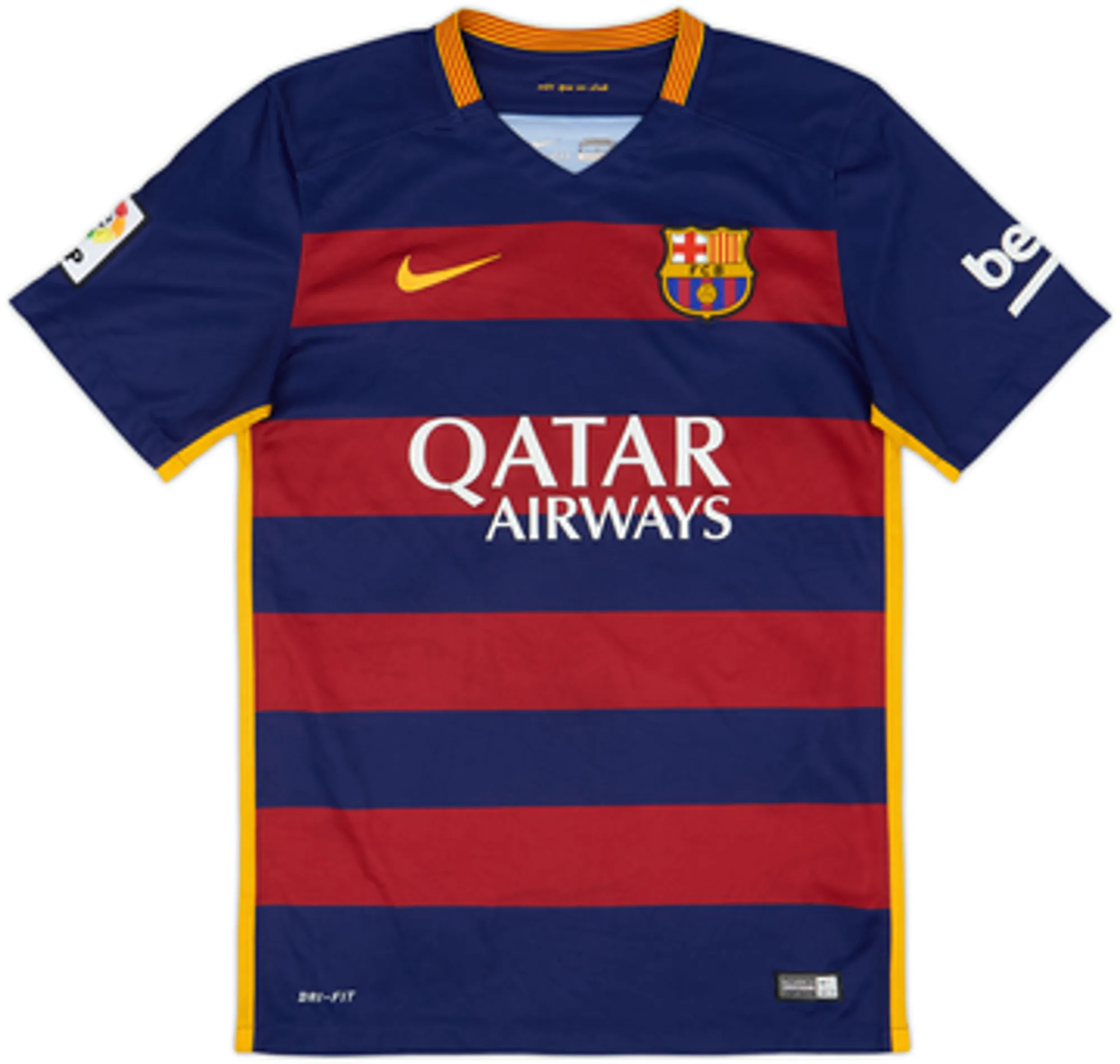 2015-16 Barcelona Home Shirt A.Iniesta #8 - 6/10 - (S)