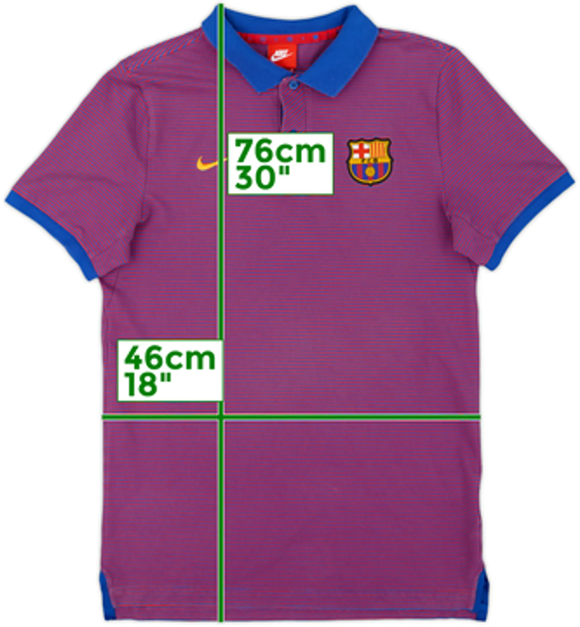 2016-17 Barcelona Nike Polo Shirt - 10/10 - (M)