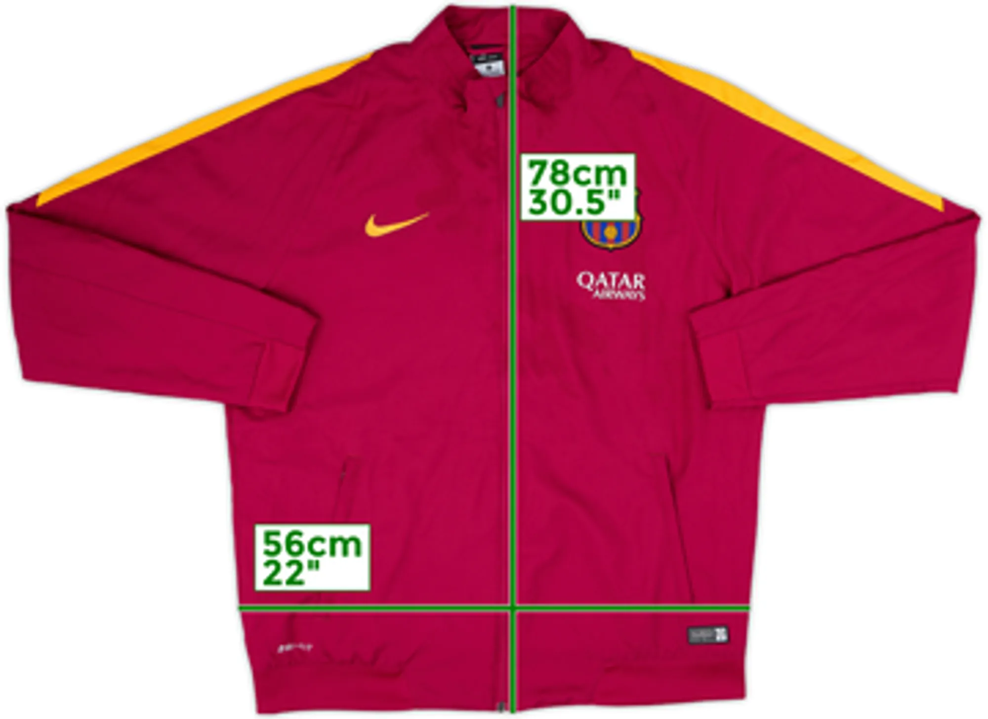 2016-17 Barcelona Nike Track Jacket - 5/10 - (L)