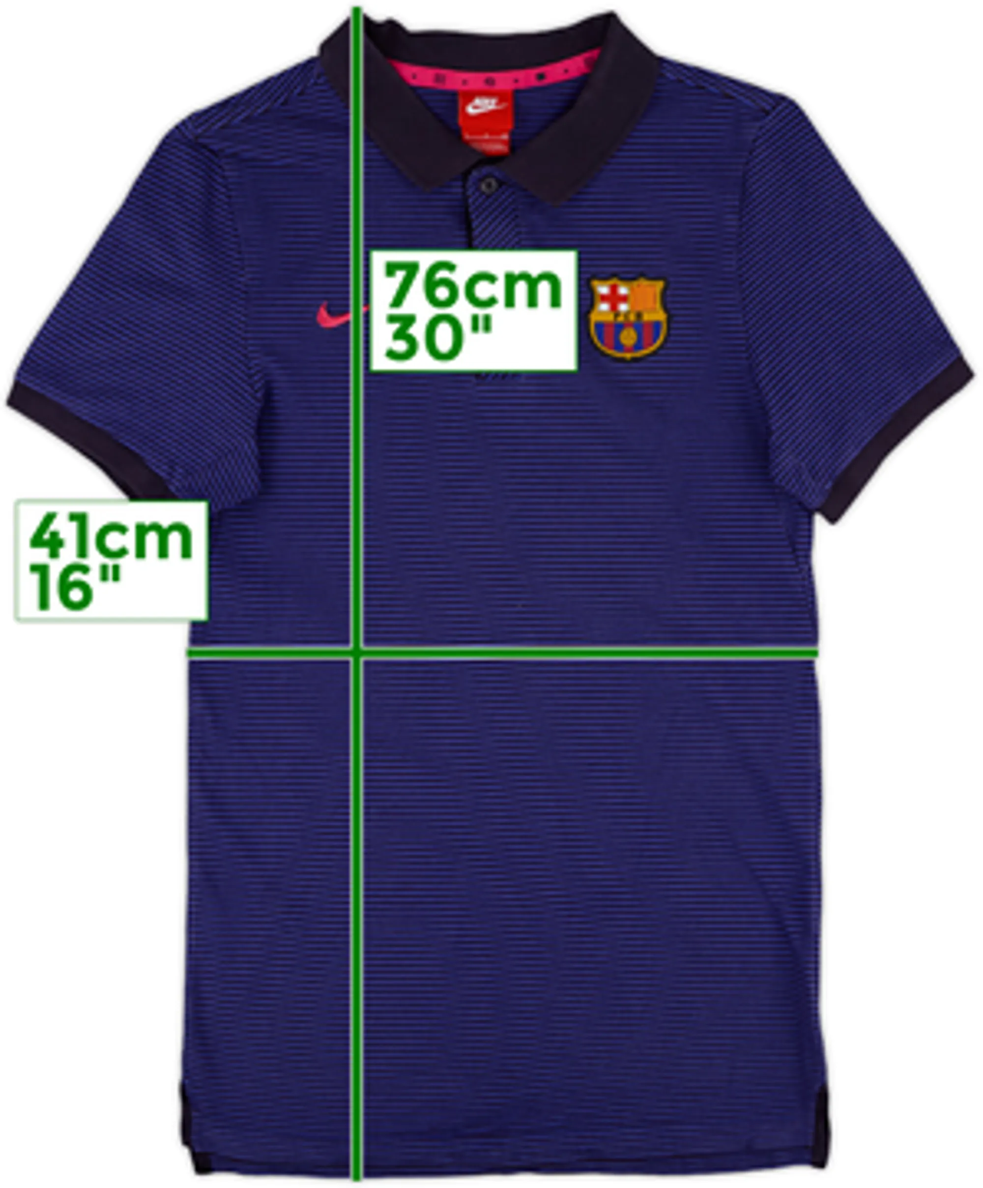 2016-17 Barcelona Nike Polo Shirt - 9/10 - (M)