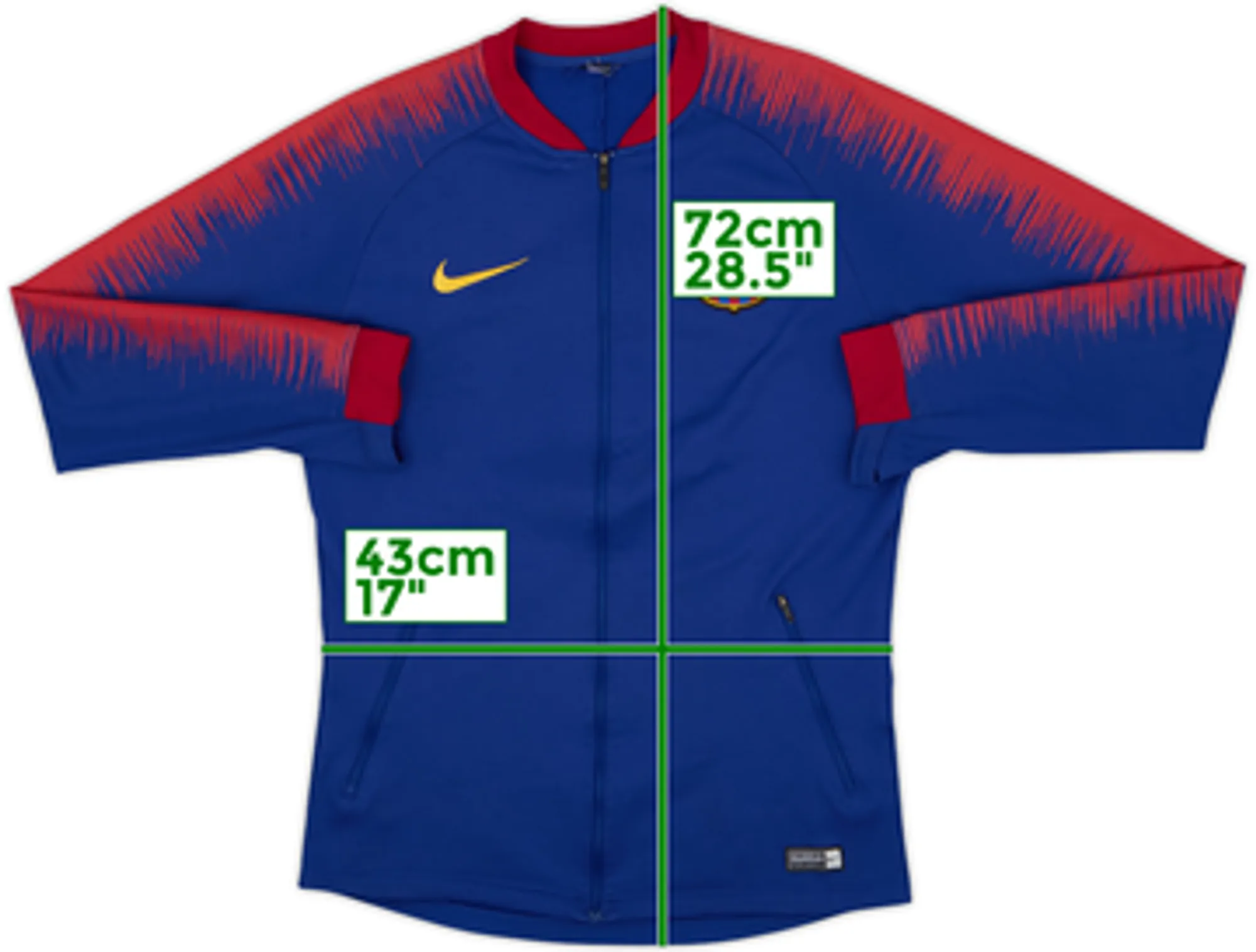 2019-20 Barcelona Nike Track Jacket - 7/10 - (S)