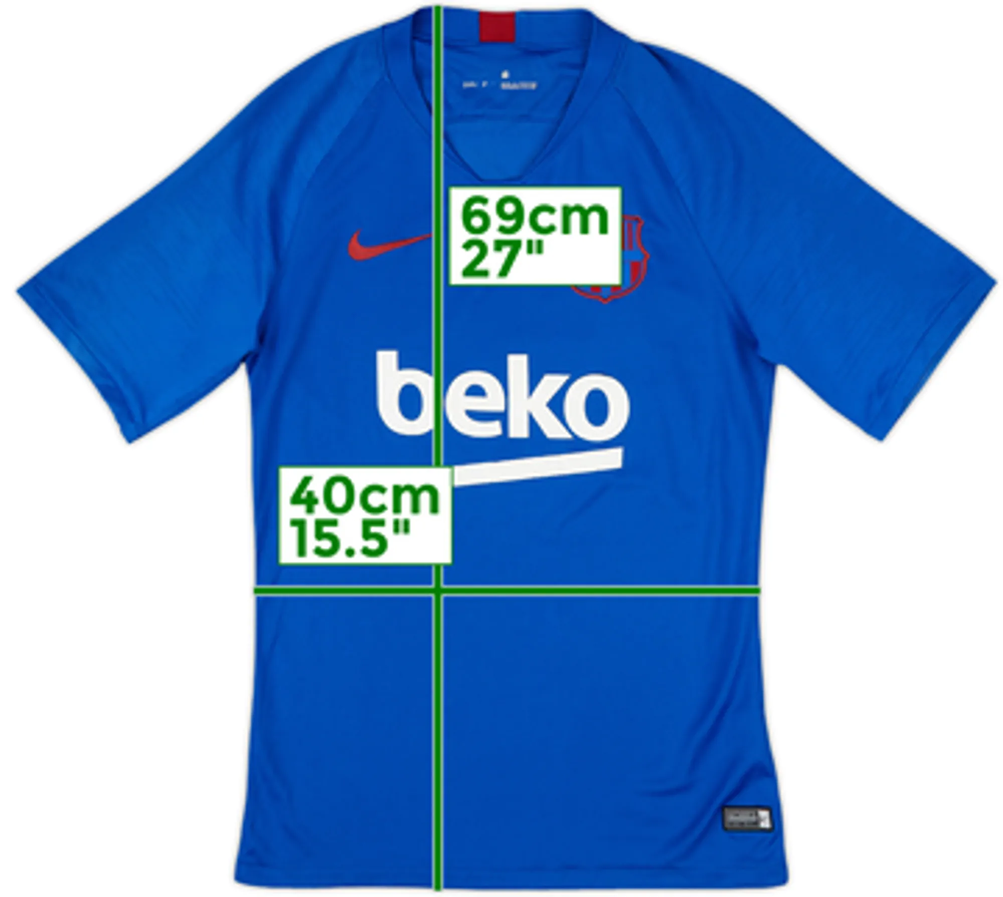 2019-20 Barcelona Nike Training Shirt - 7/10 - (M)
