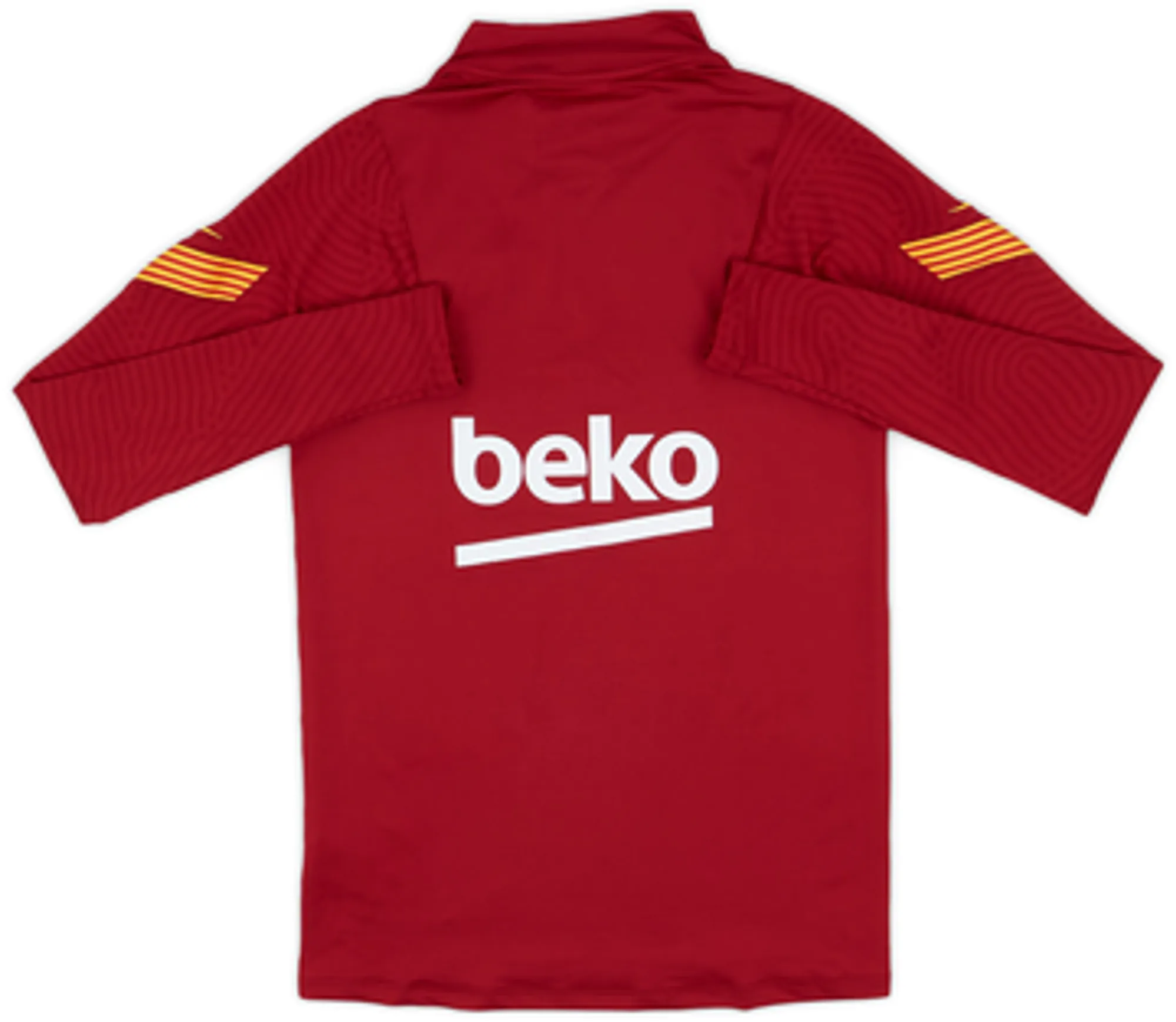 2020-21 Barcelona Maroon Nike 1/4 Zip Training Top EXL