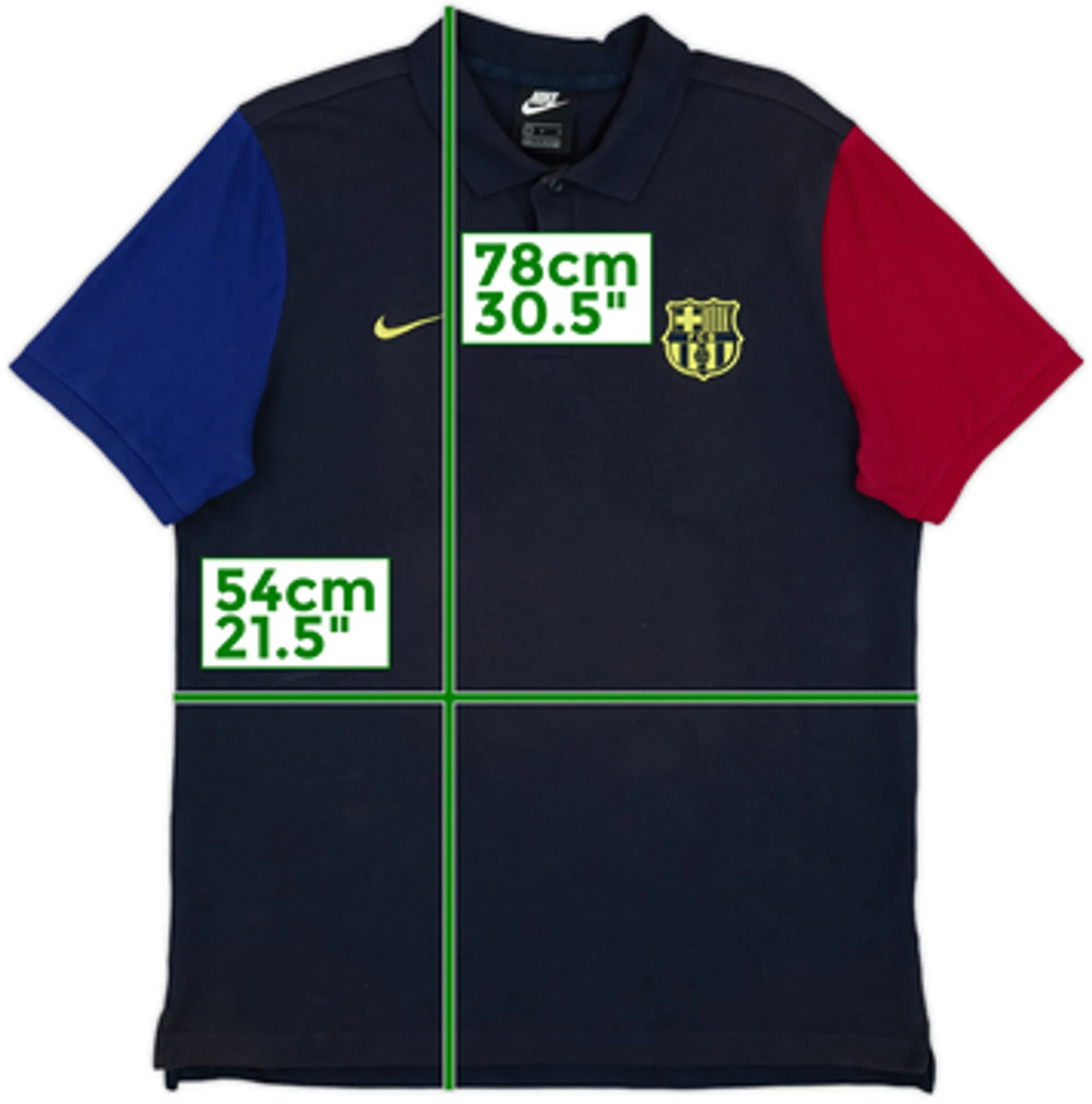 2020-21 Barcelona Nike Polo Shirt - 7/10 - (L)