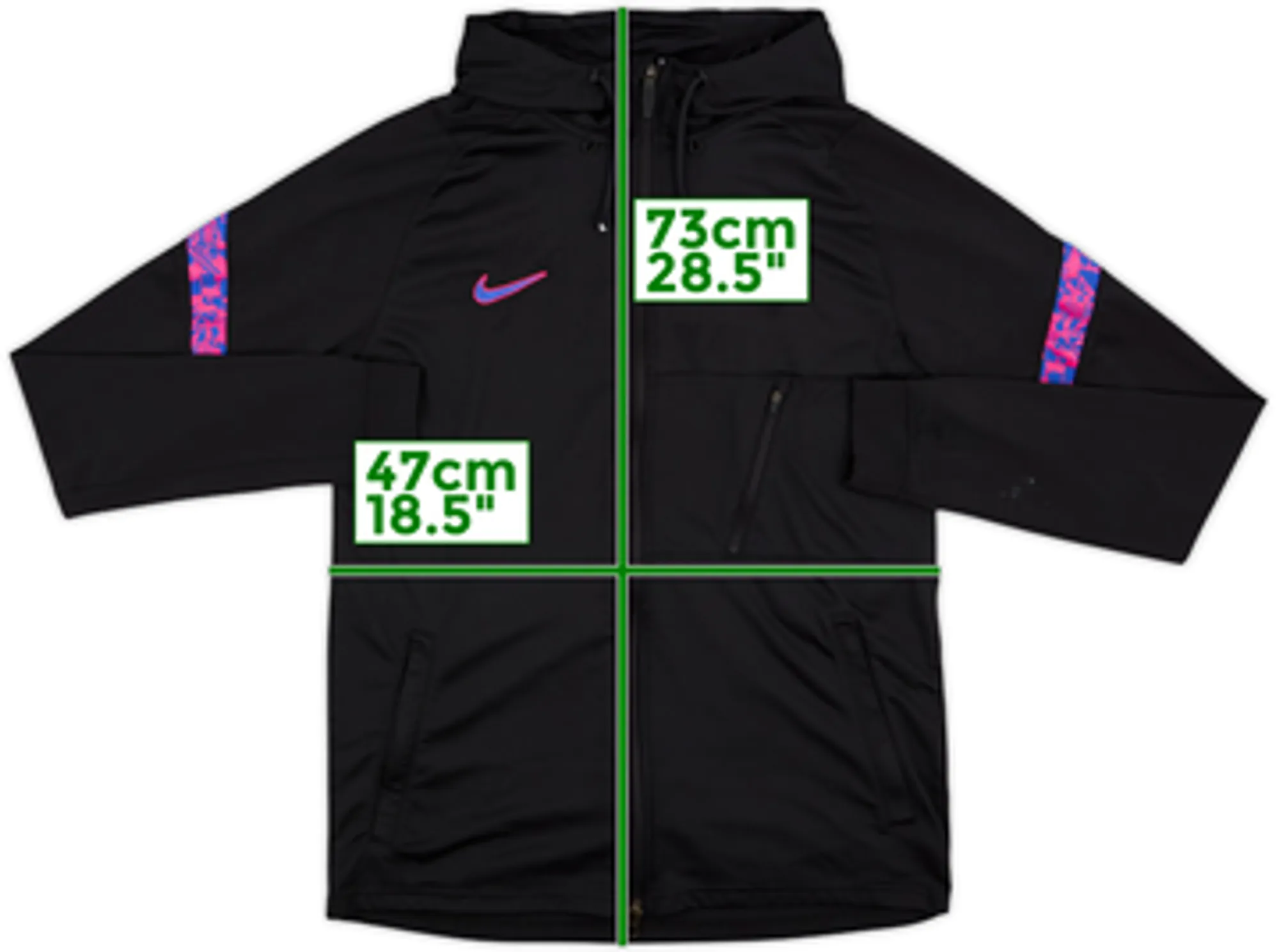 2021-22 Barcelona Nike Hooded Zipped Sweat Top - 7/10 - (M)