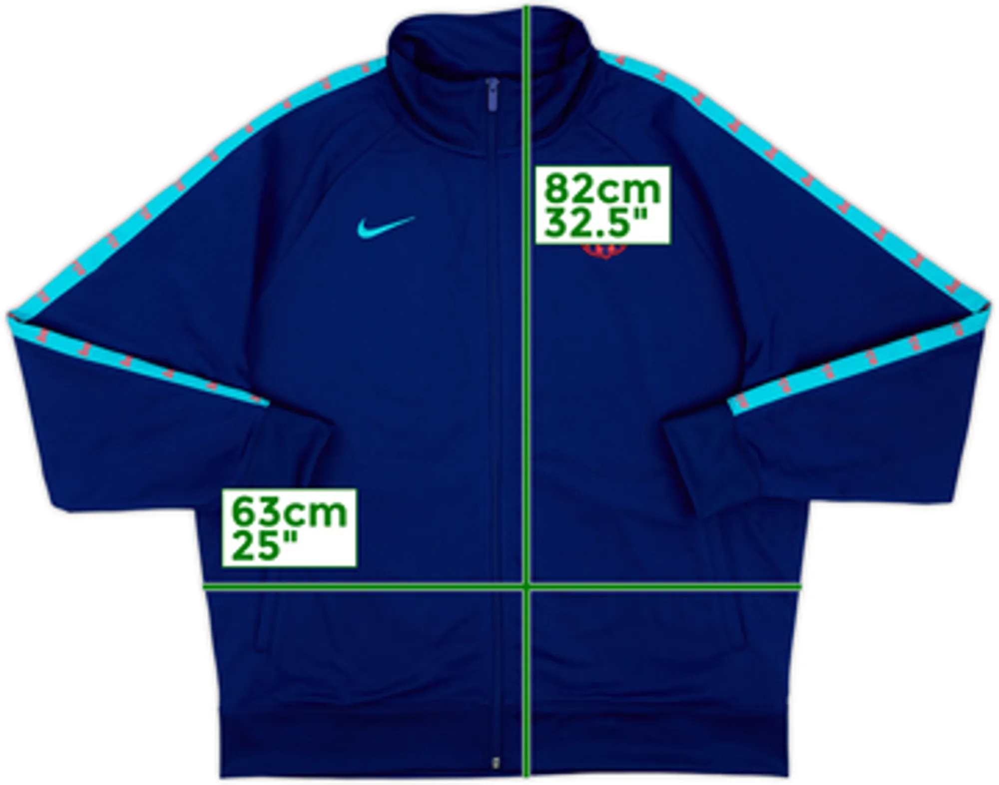 2021-22 Barcelona Nike Track Jacket - 8/10 - (M)