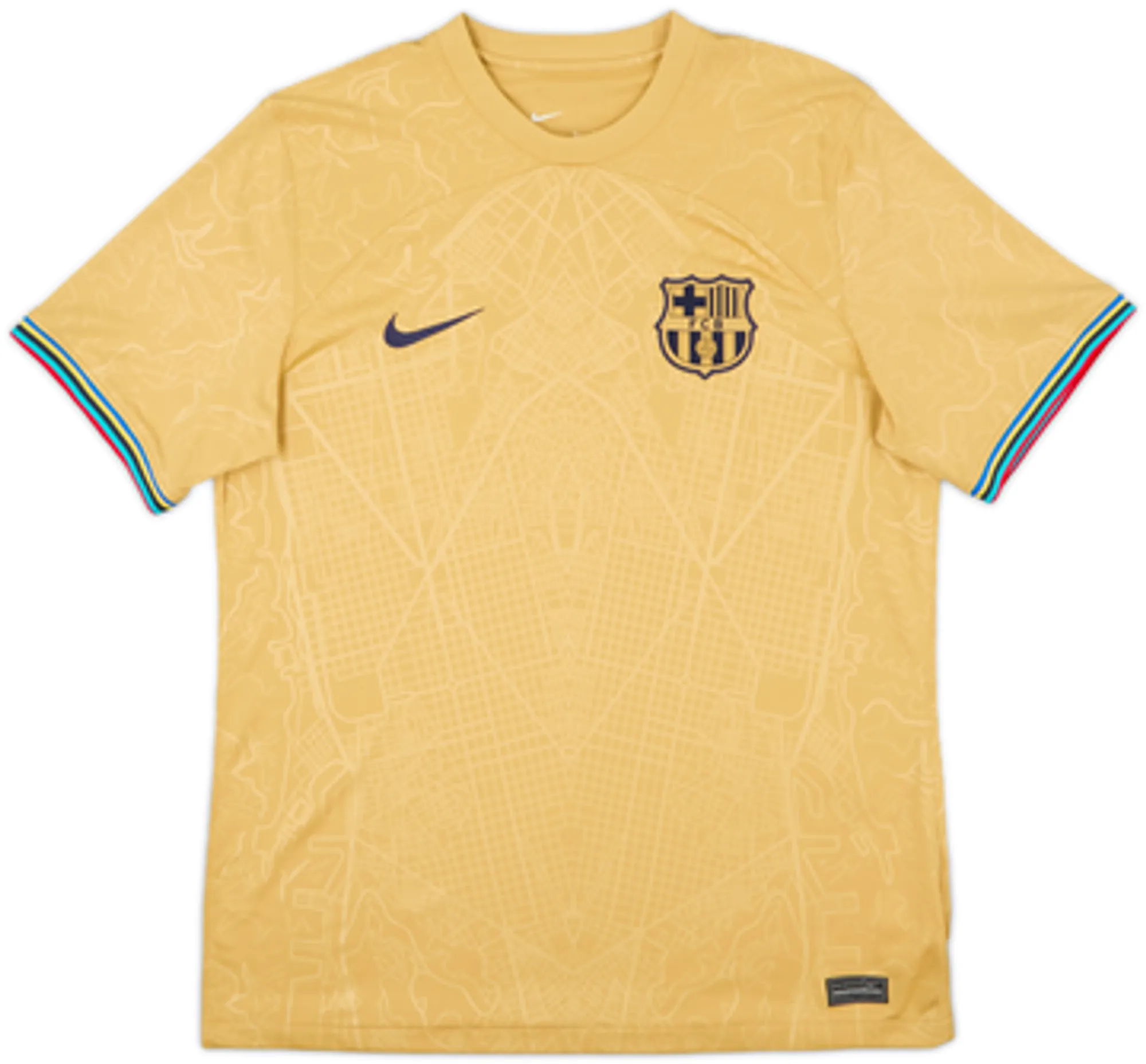 2022-23 Barcelona Away Shirt Lewandowski #9 - 10/10 - (M)