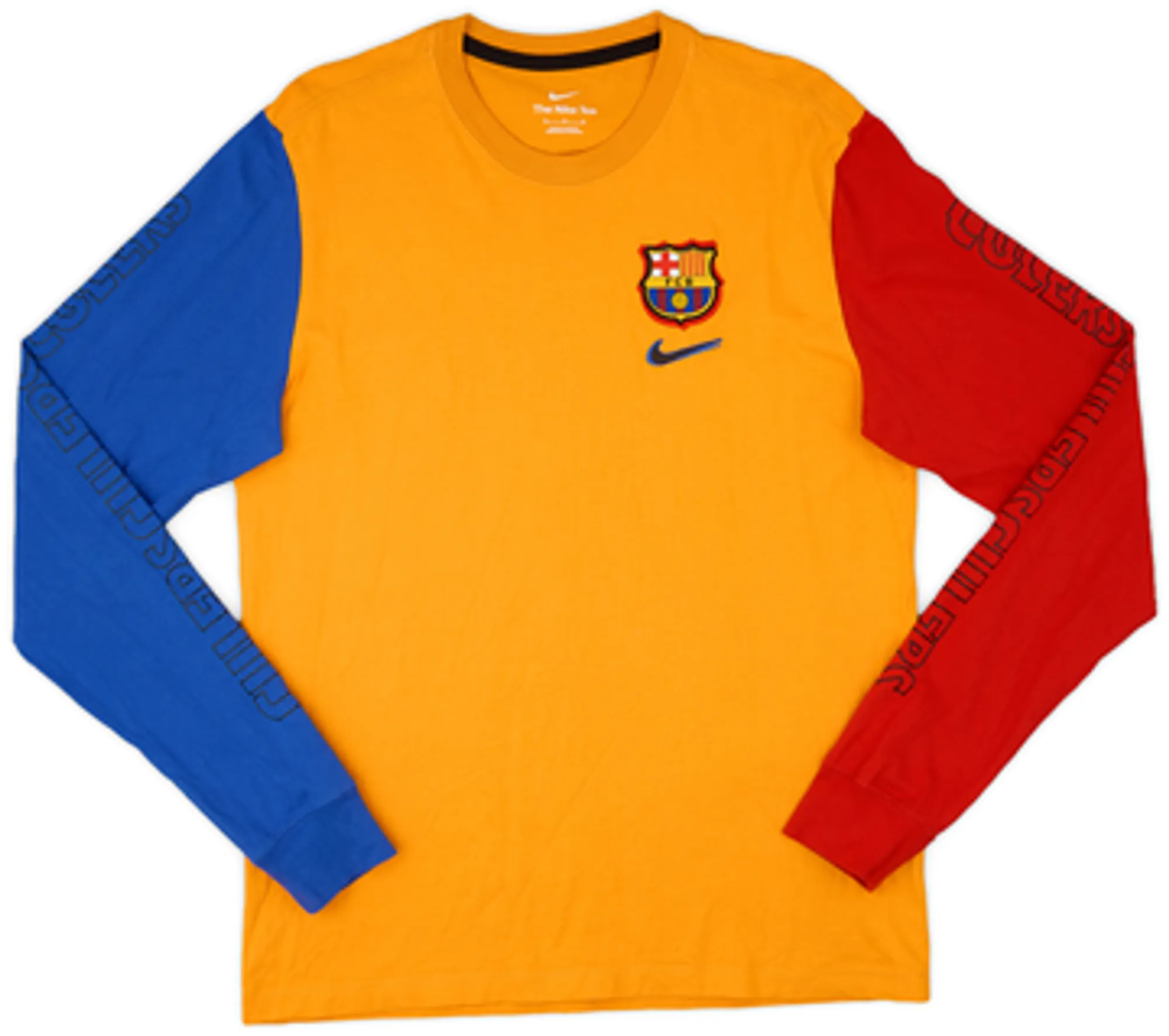 2022-23 Barcelona Nike L/S Cotton Tee - 10/10 - (M)