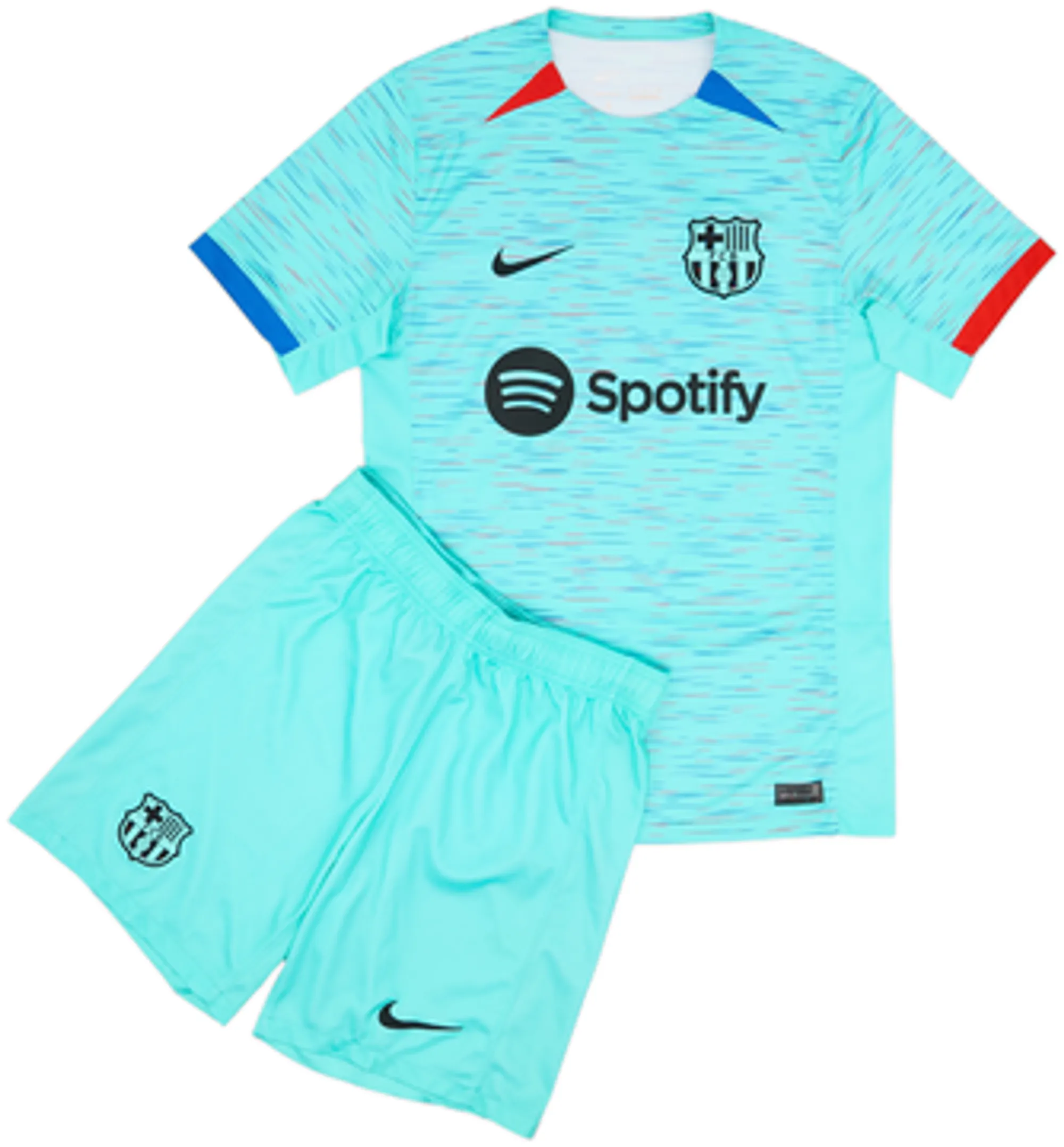 2023-24 Barcelona Third Shirt & Shorts Lamine Yamal #27 - 6/10 - (S)