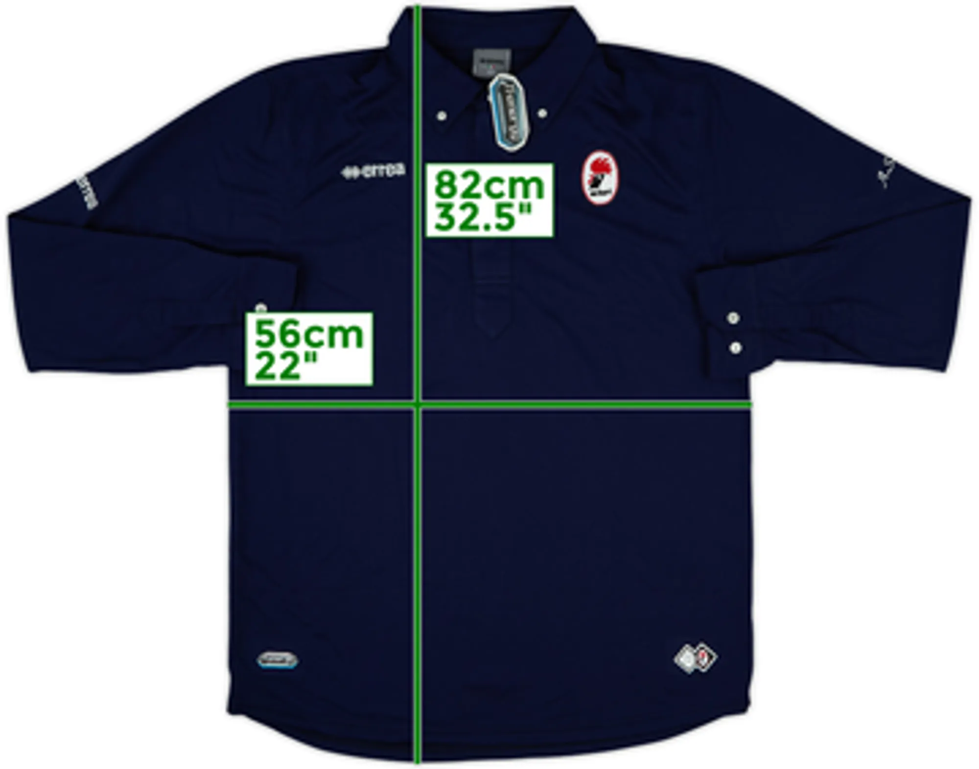2007-08 Bari Errea Polo L/S Shirt (XL)