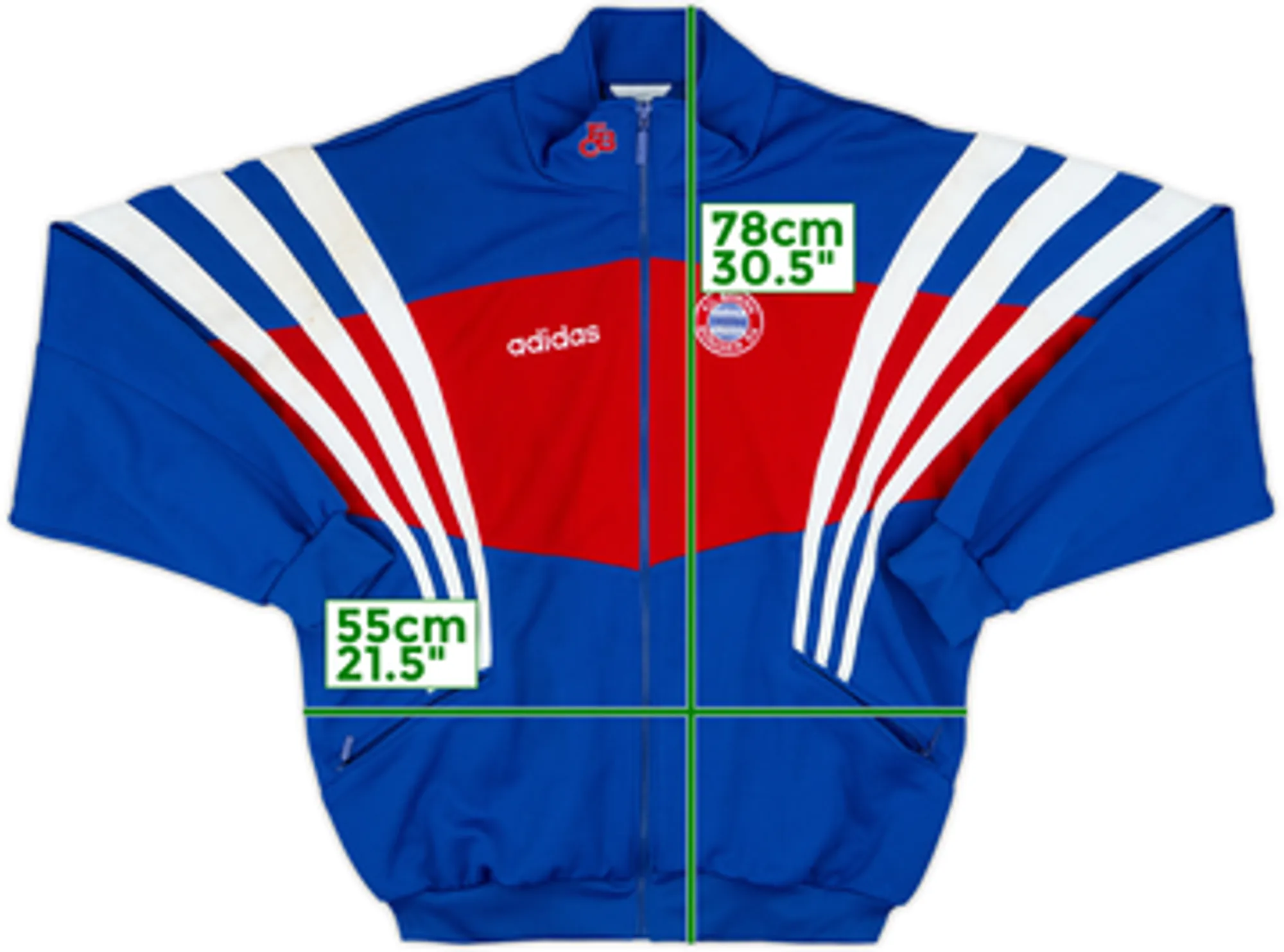 1995-96 Bayern Munich adidas Track Jacket - 6/10 - (M)