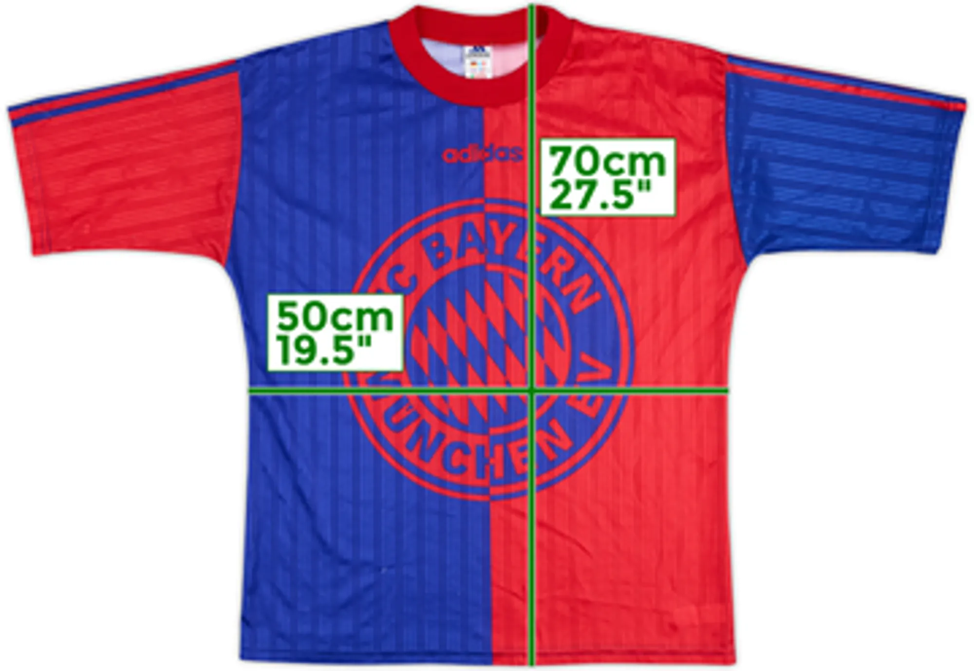 1995-96 Bayern Munich adidas Training Shirt - 8/10 - (M)