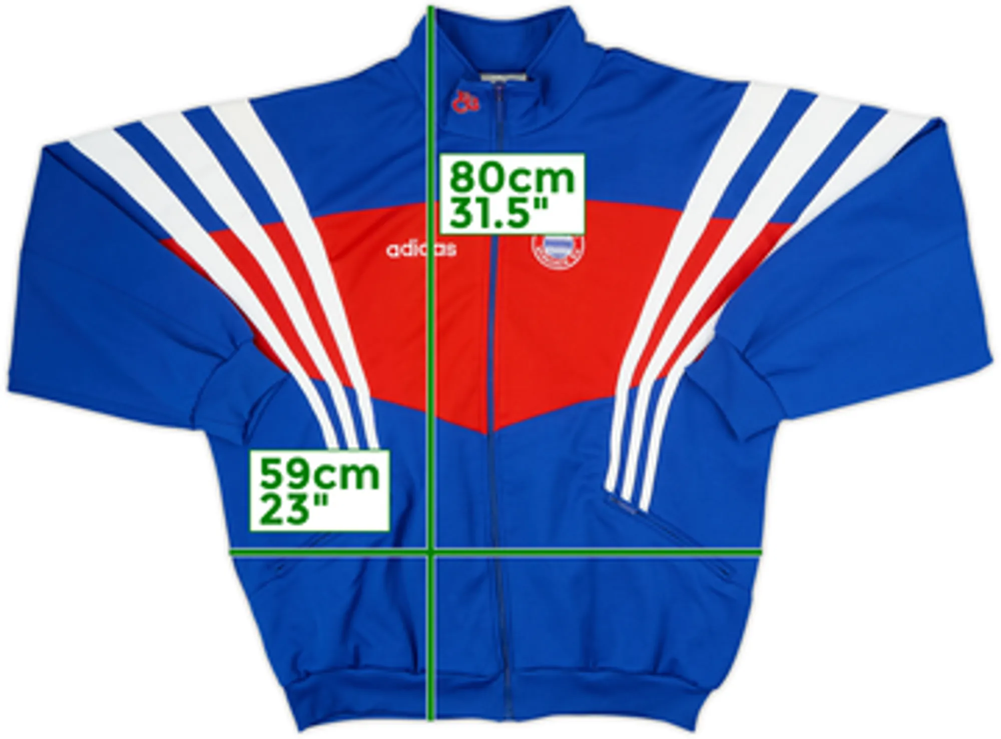 1993-95 Bayern Munich adidas Track Jacket - 8/10 - (L)