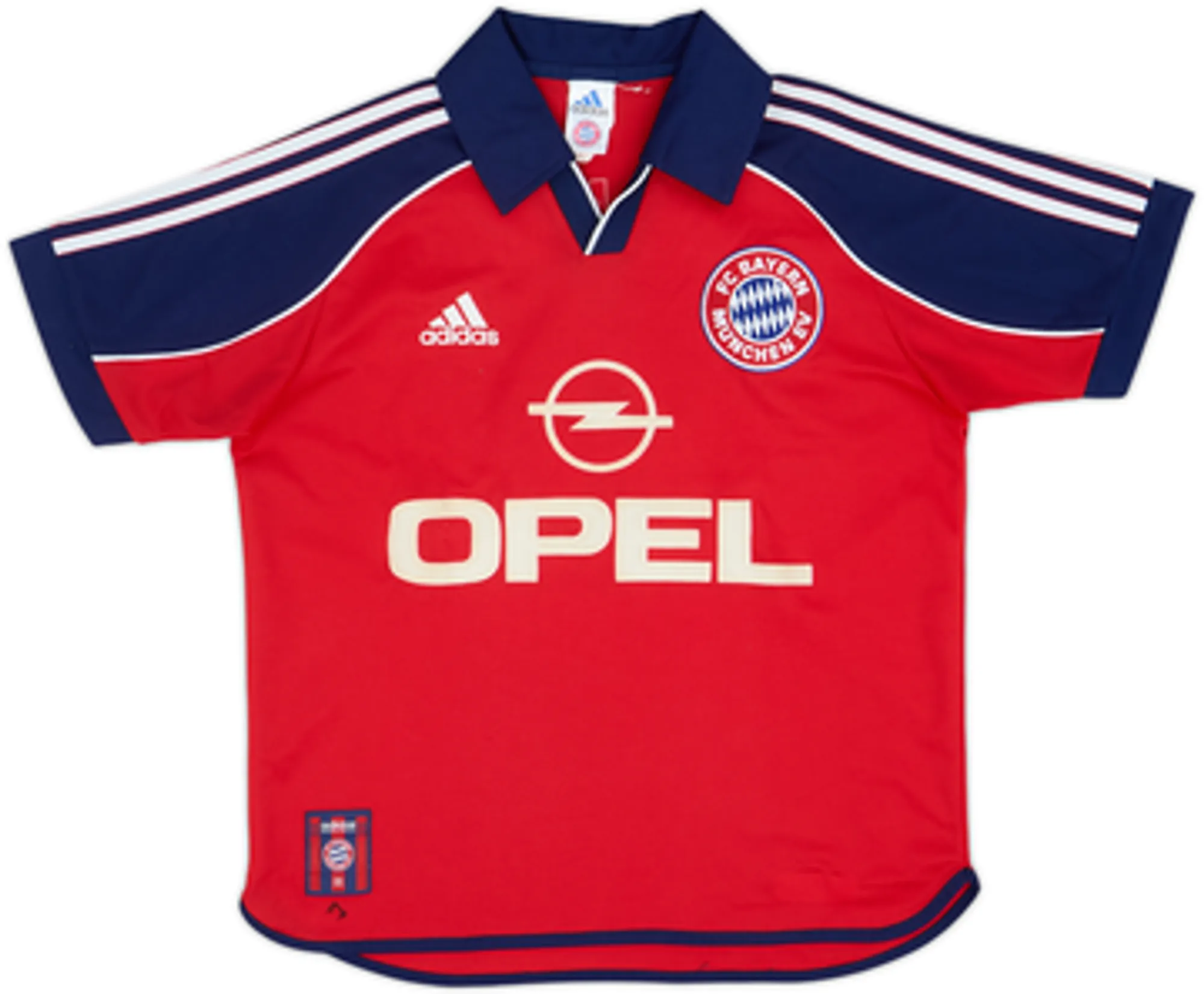 1999-01 Bayern Munich Home Shirt Elber #9 - 6/10 - (XL.Boys)
