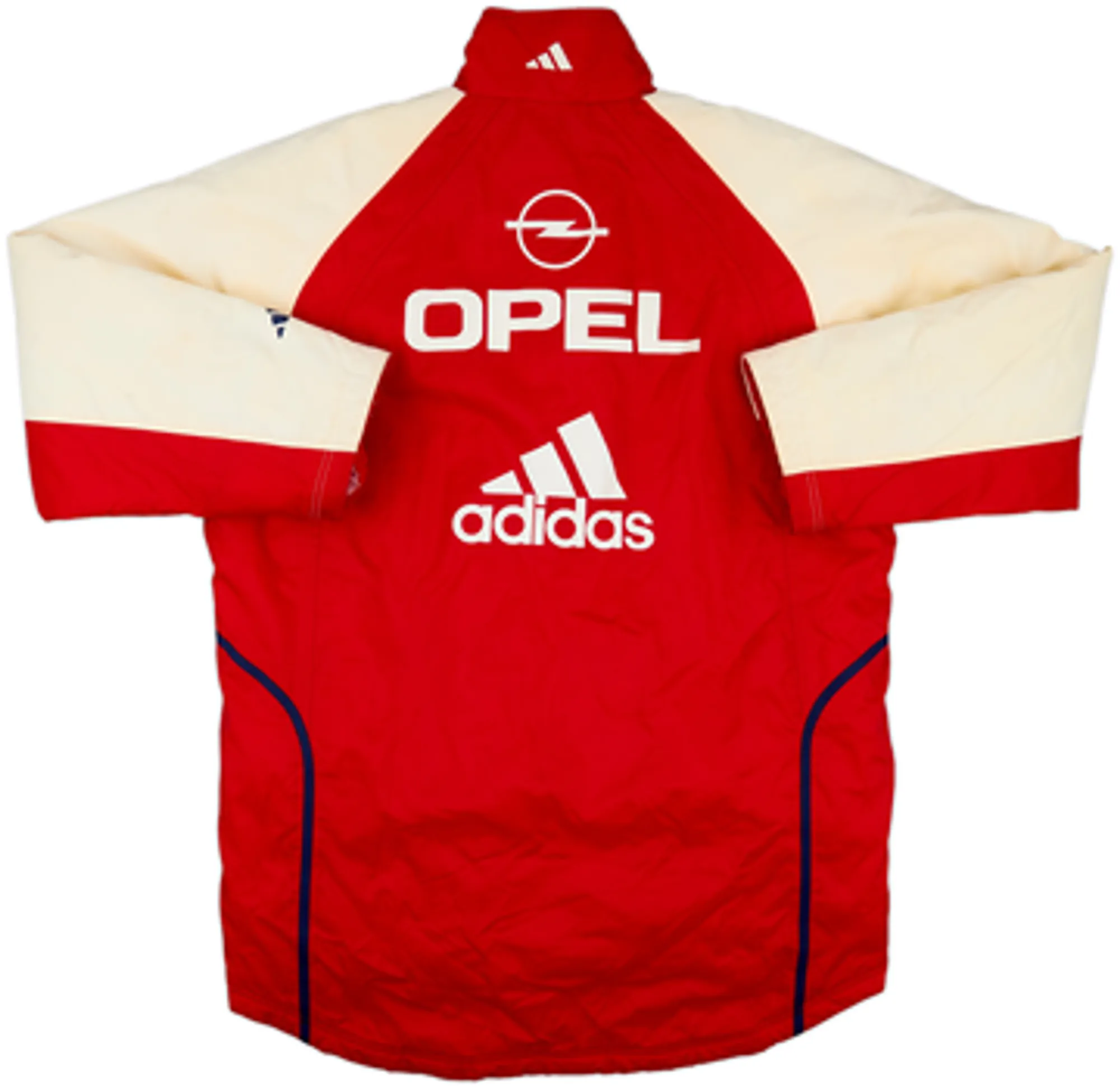2000-01 Bayern Munich Player Issue adidas Padded Bench Coat - 6/10 - (L/XL)