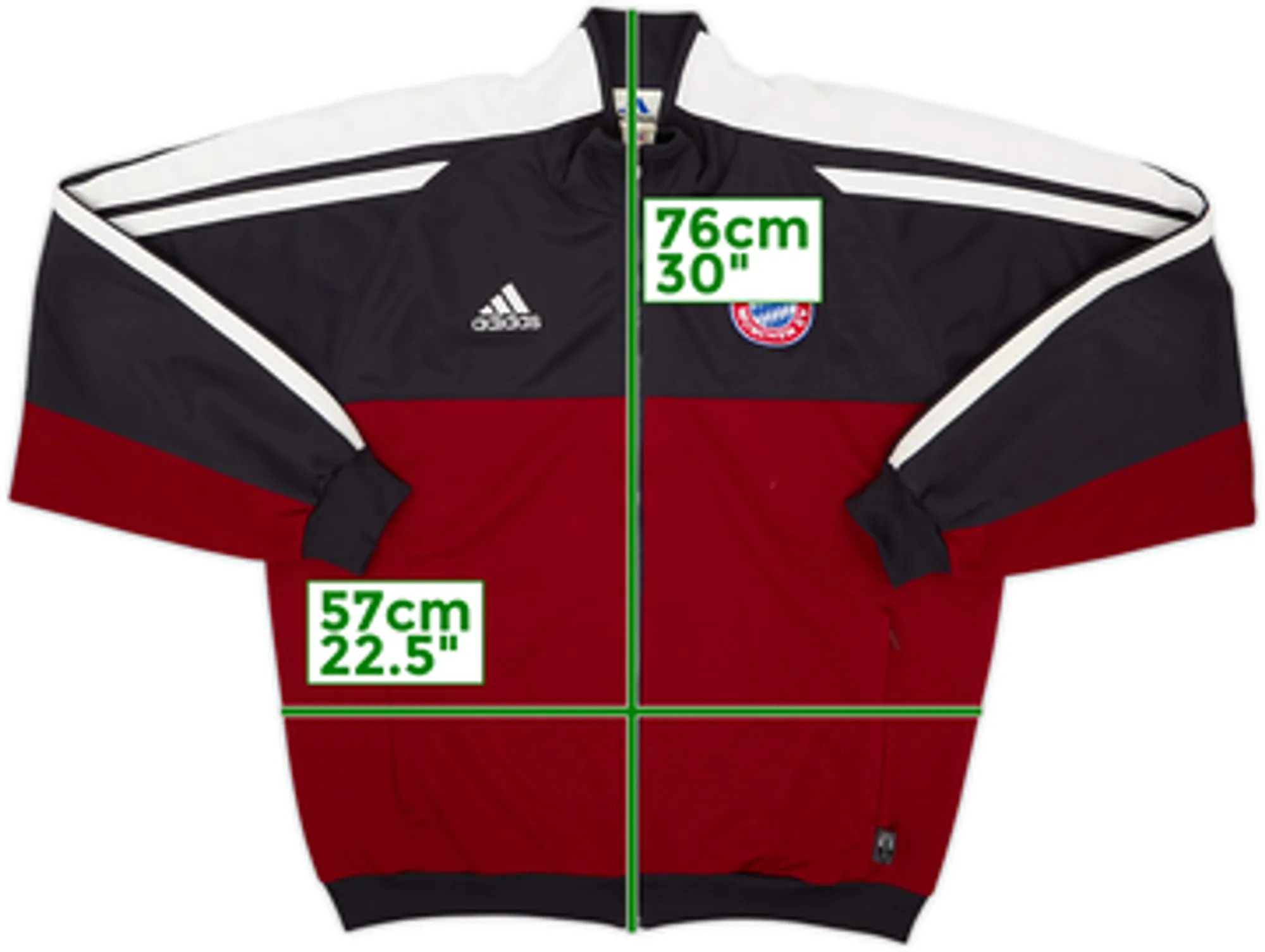 2001-02 Bayern Munich adidas Track Jacket - 8/10 - (L/XL)