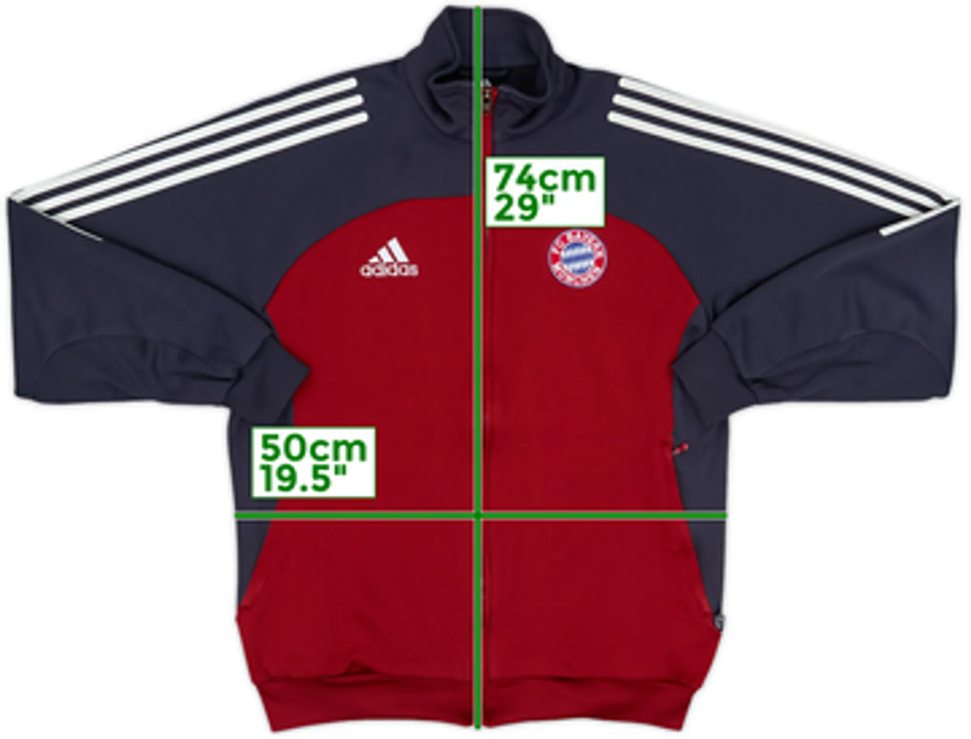 2002-03 Bayern Munich adidas Track Jacket - 6/10 - (L/XL)