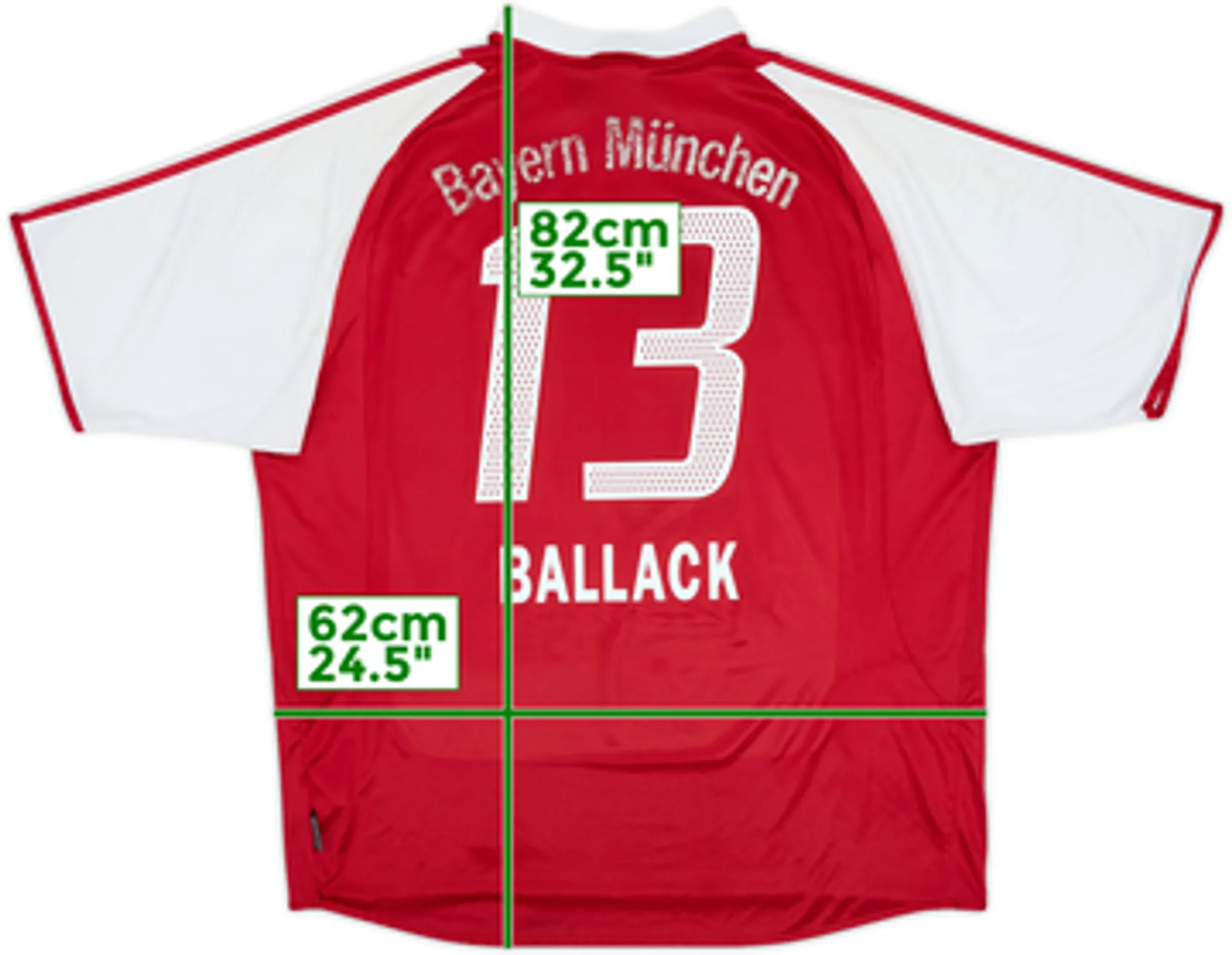 2003-04 Bayern Munich Home Shirt Ballack #13 - 5/10 - (M)