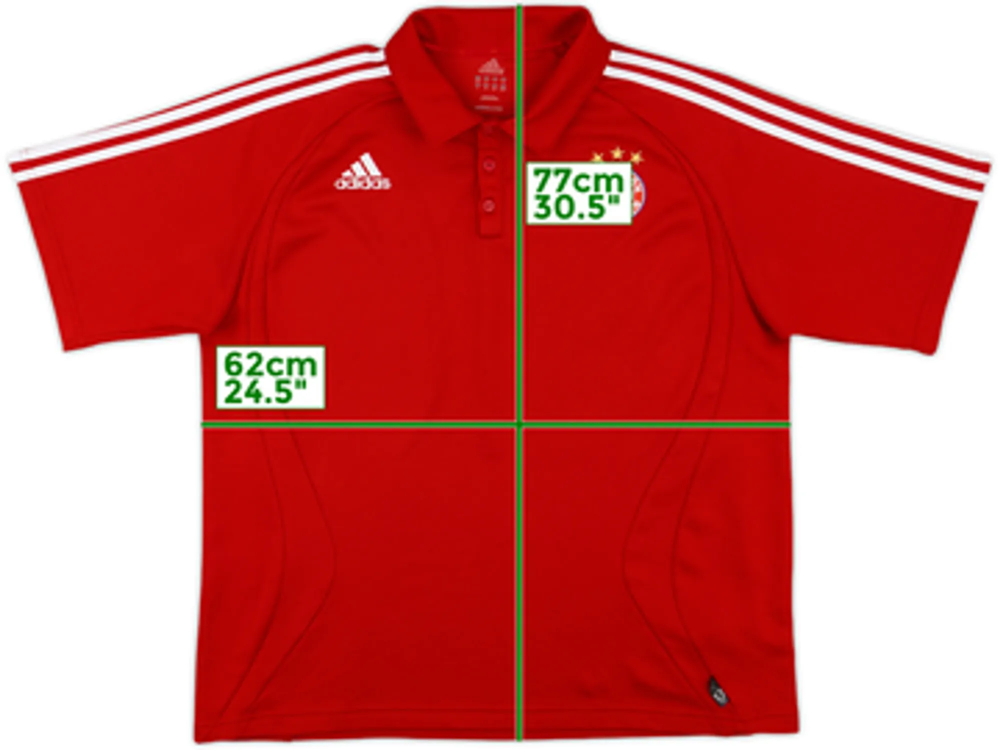 2006-07 Bayern Munich adidas Polo Shirt - 8/10 - (L)