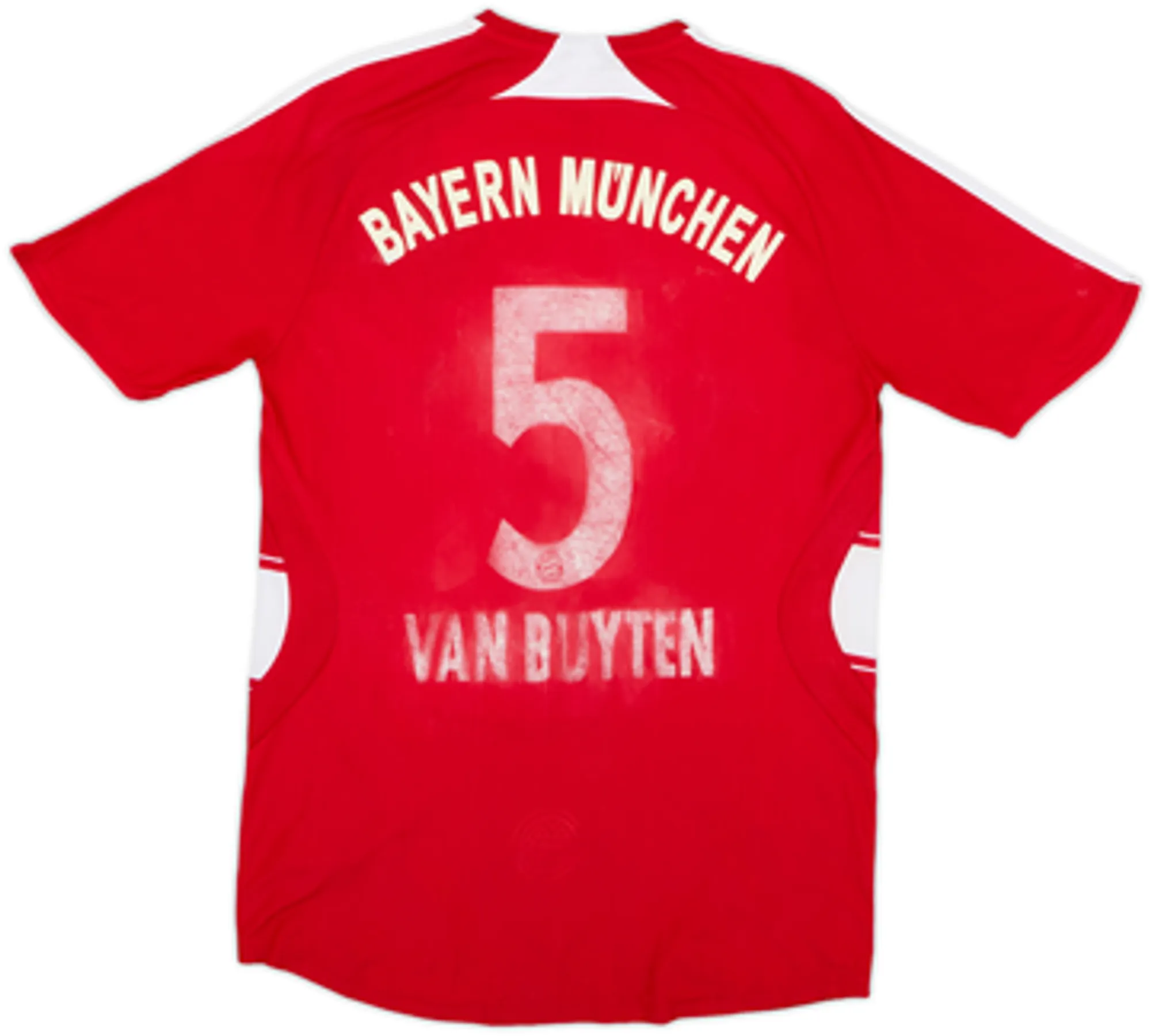 2008-09 Bayern Munich Home Shirt Van Buyten #5 - 4/10 - (M)